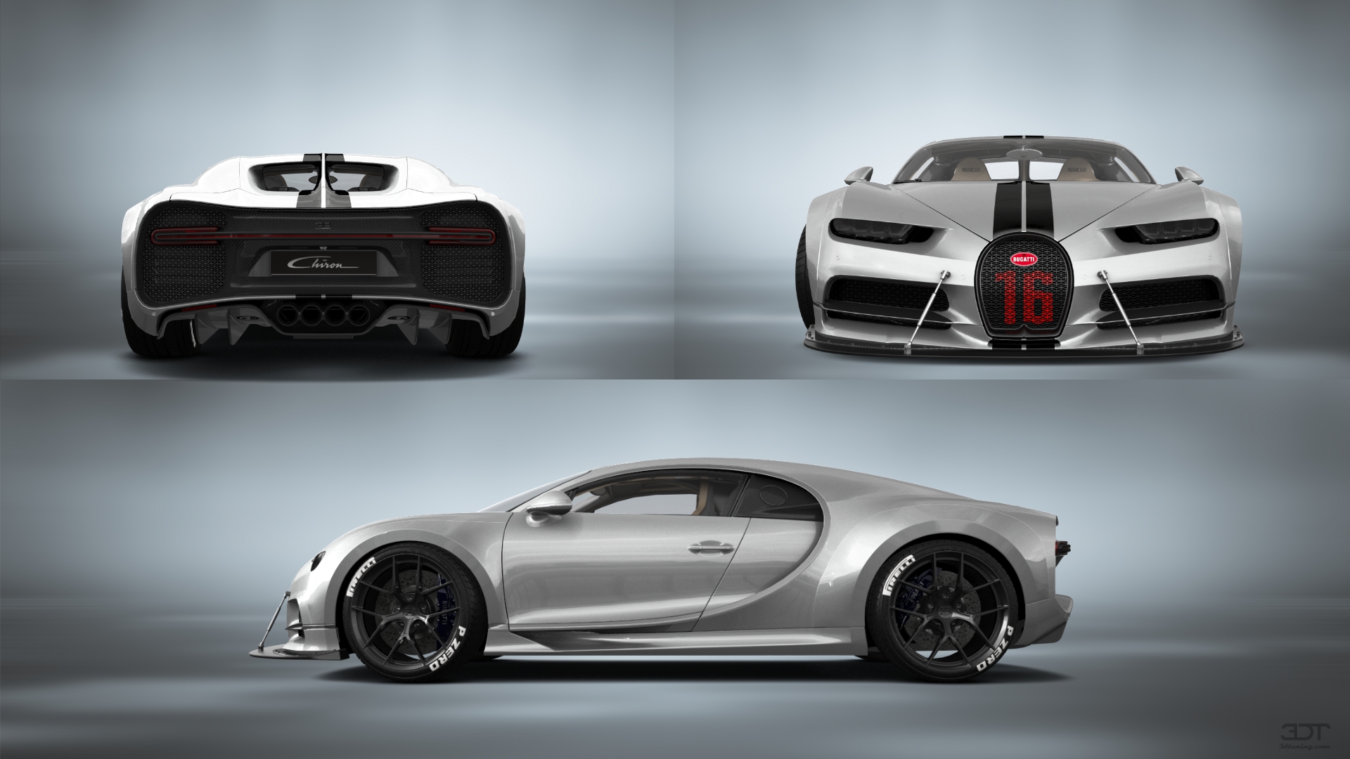 Bugatti Chiron 2 Door Coupe 2016 tuning