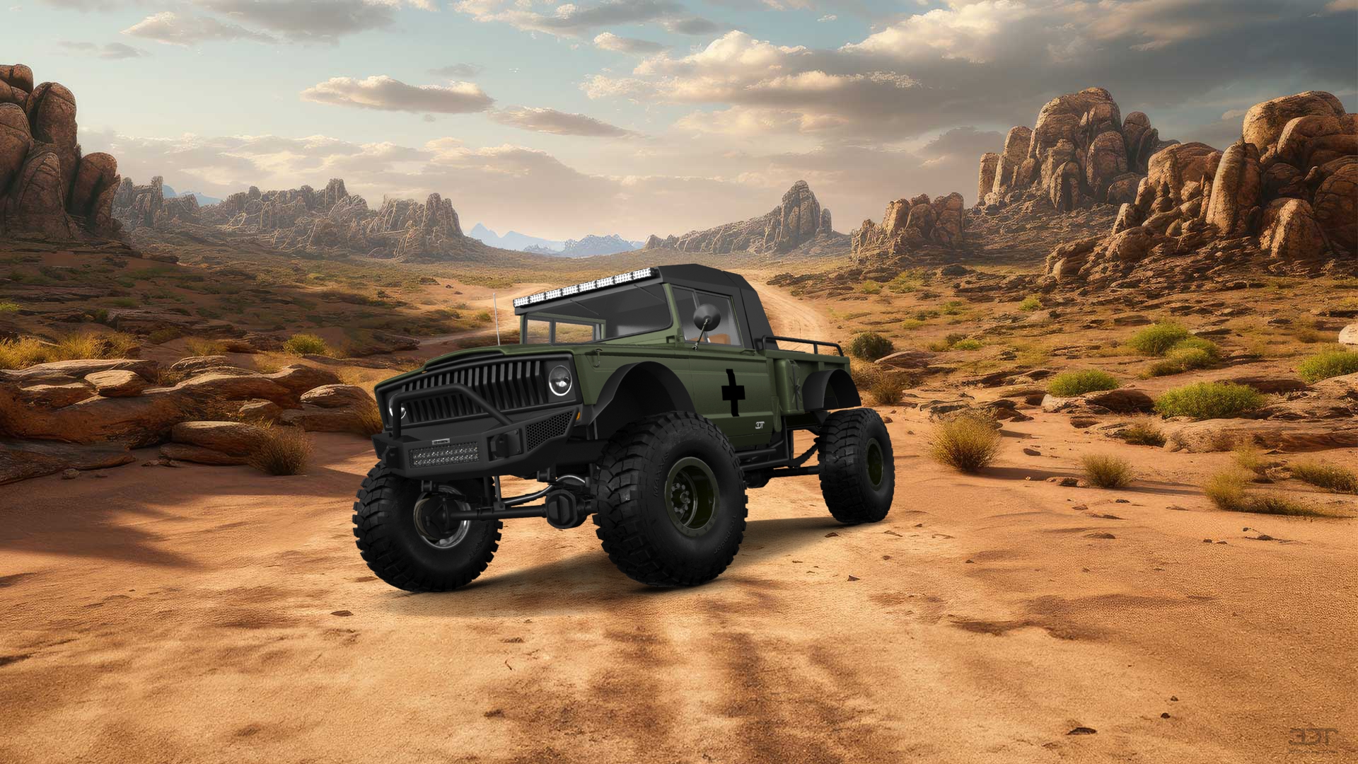 Jeep Kaiser M715 2 Door pickup truck 1968 tuning