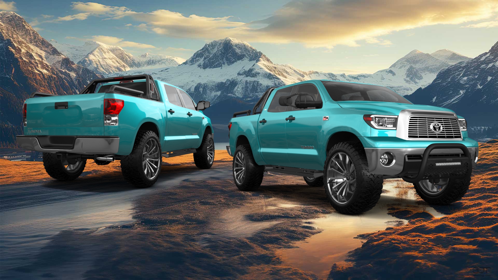 Toyota Tundra 5.5 ft box 4 Door pickup truck 2007 tuning