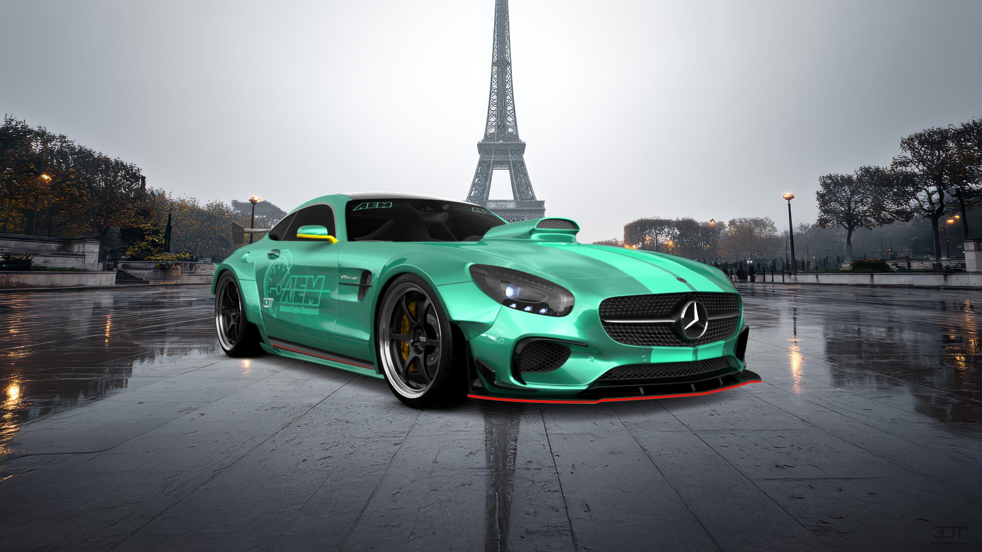 Mercedes AMG GT 2 door fastback coupe 2015 tuning