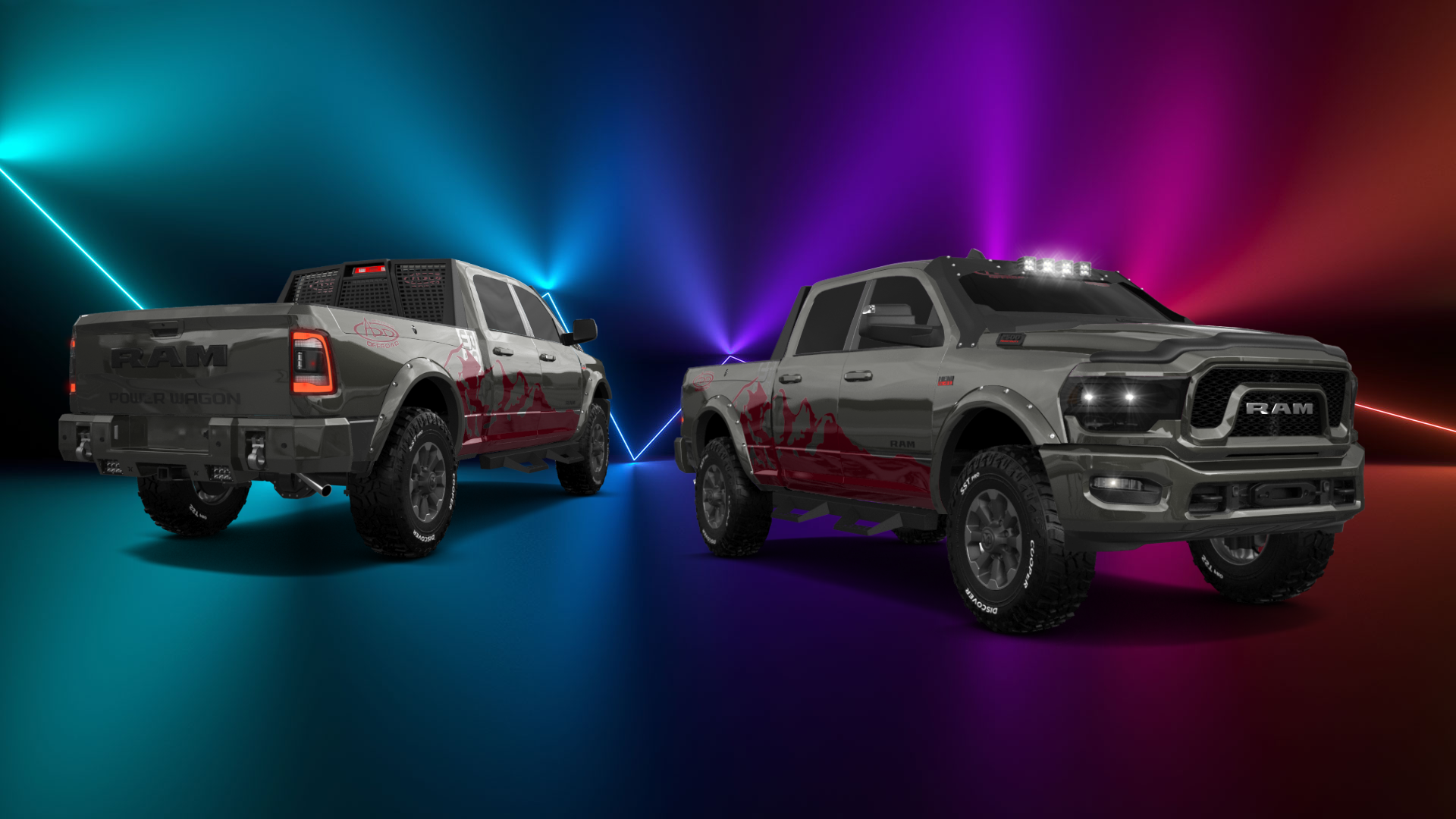 Dodge Ram 2500 4 Door pickup truck 2020 tuning