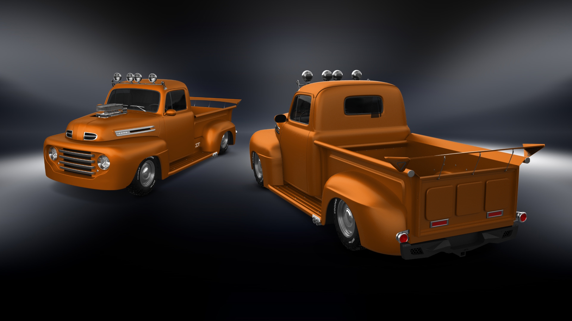 Ford F1 2 Door pickup truck 1949 tuning