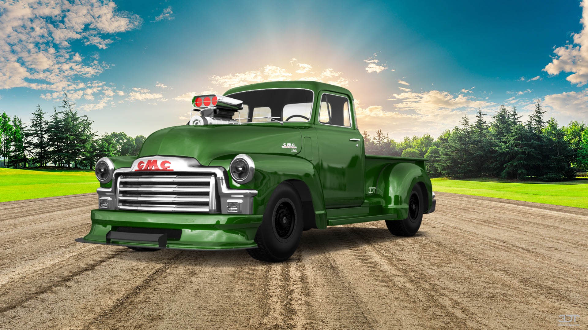 GMC 100 Stepside 2 Door pickup truck 1954