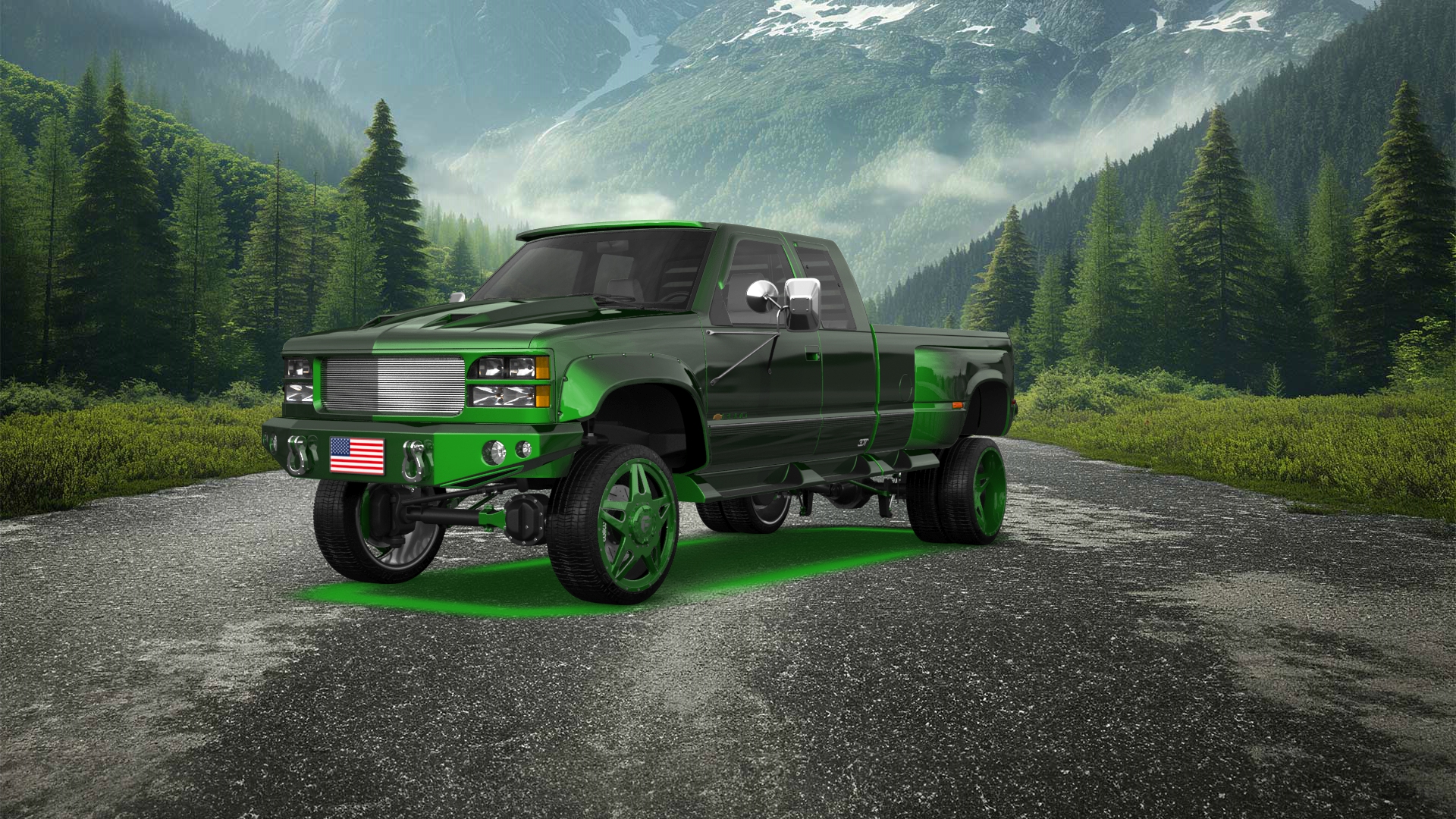 Chevrolet K3500 Extended Cab Pickup Truck 1988 tuning