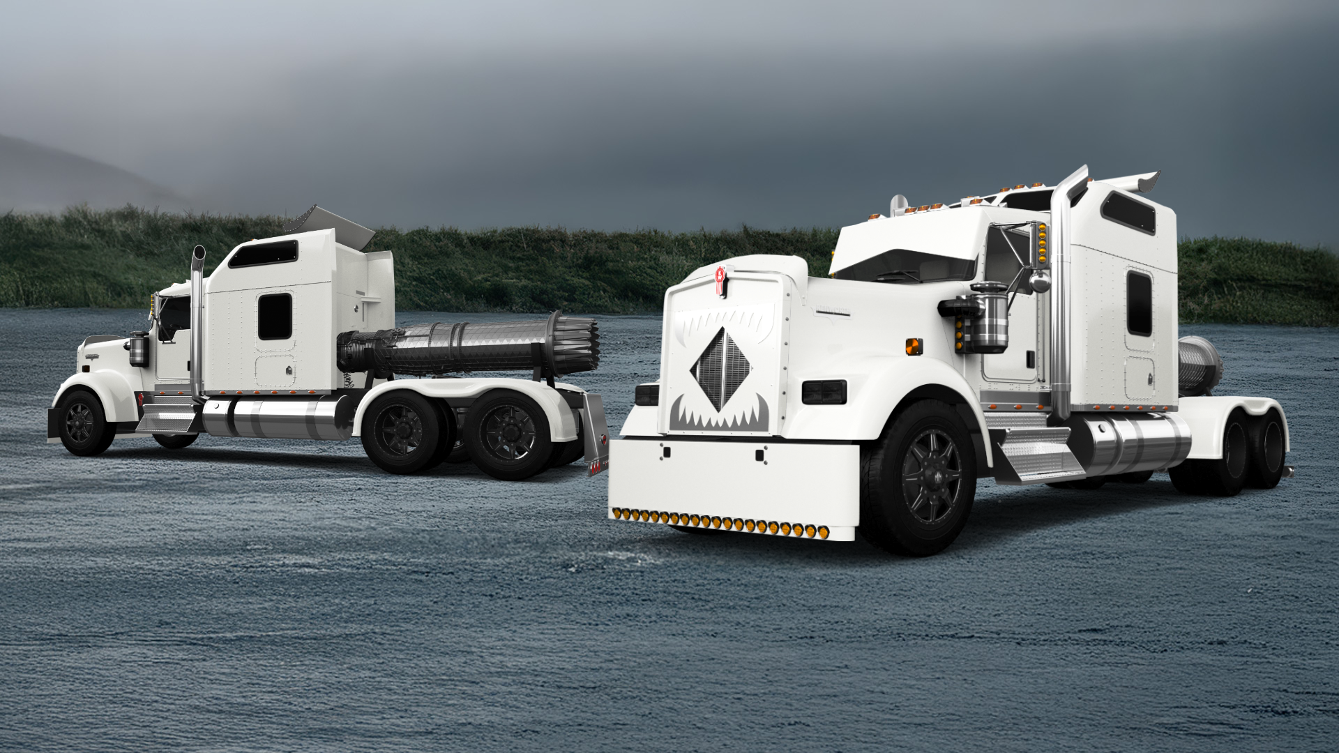 Kenworth W900 Sleeper Cab Truck 2015 tuning