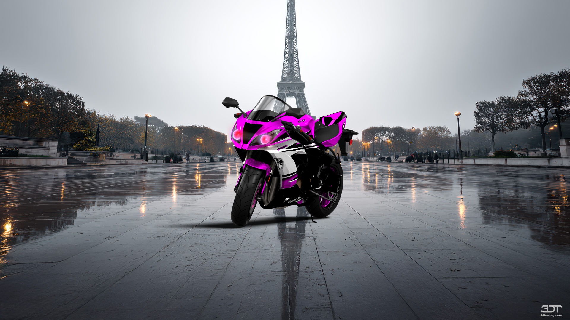 Kawasaki Ninja ZX 6R Sport Bike 2015 tuning