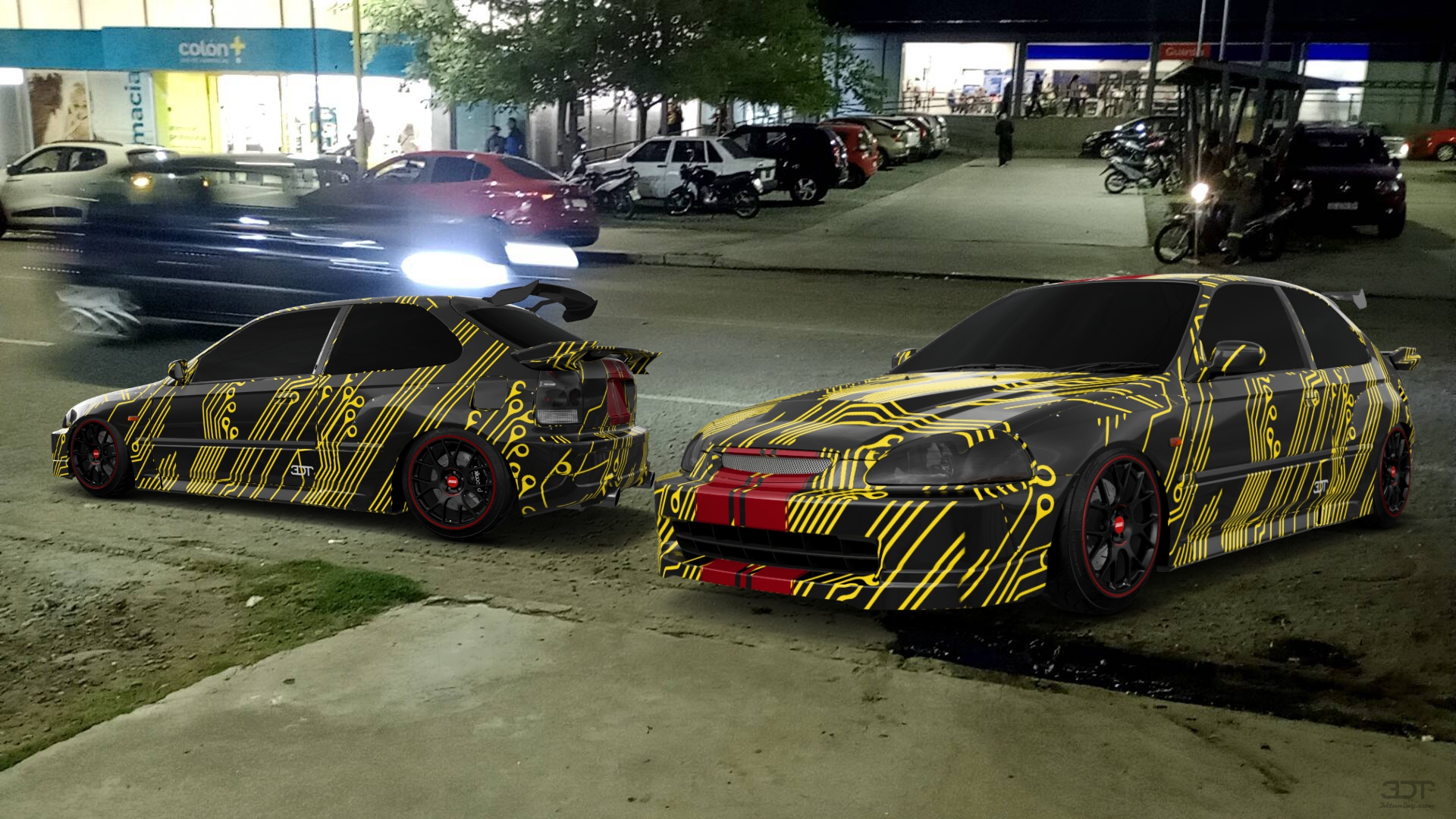 Honda Civic 3 Door Hatchback 1997 tuning