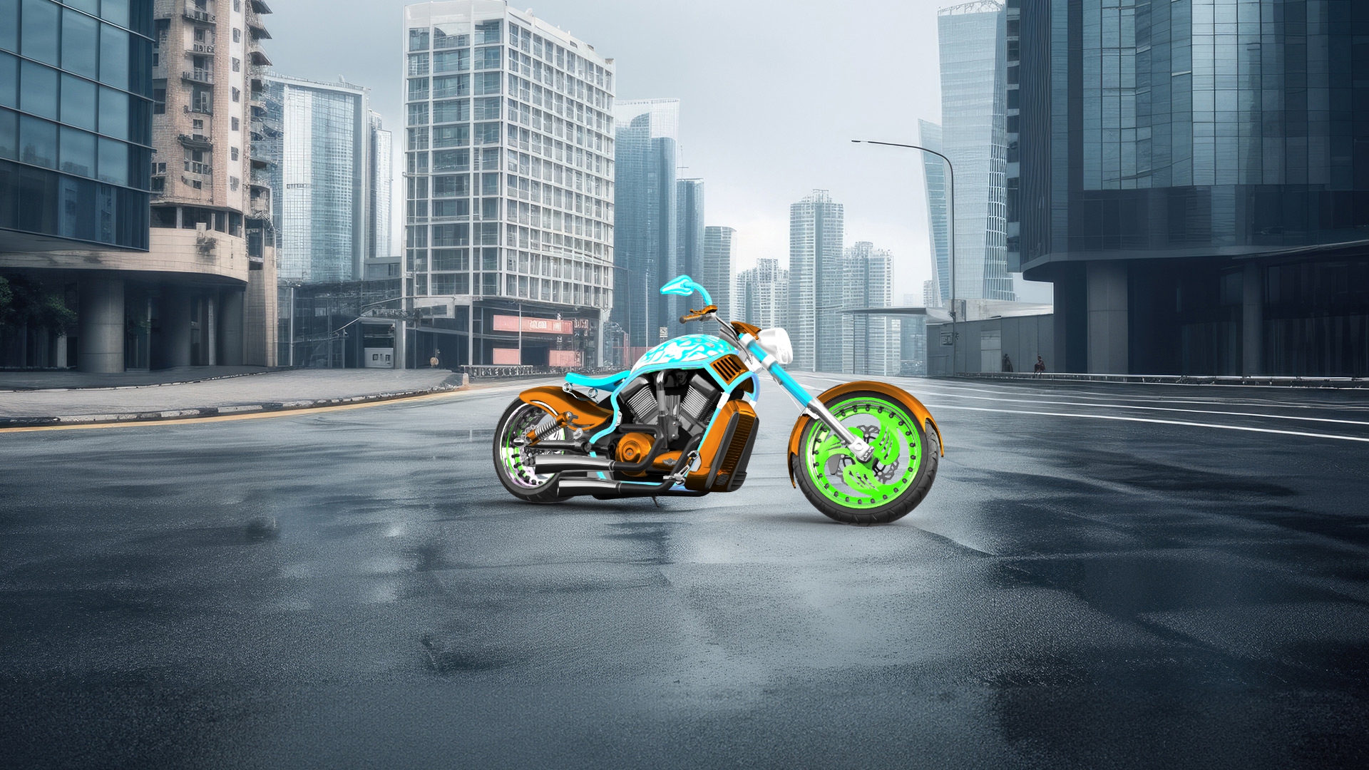 Harley-Davidson Custom Chopper Cruiser 2011