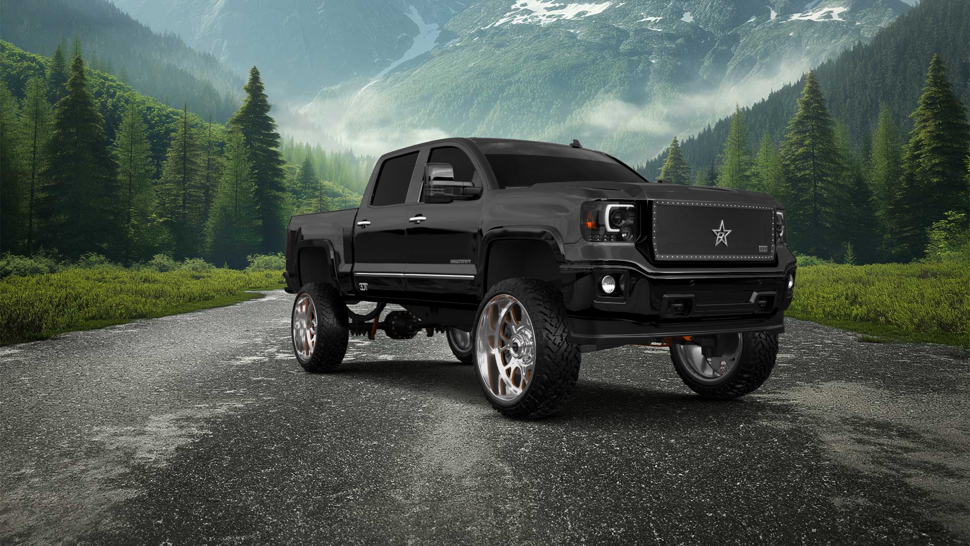 GMC Sierra 4 Door pickup truck 2014 tuning