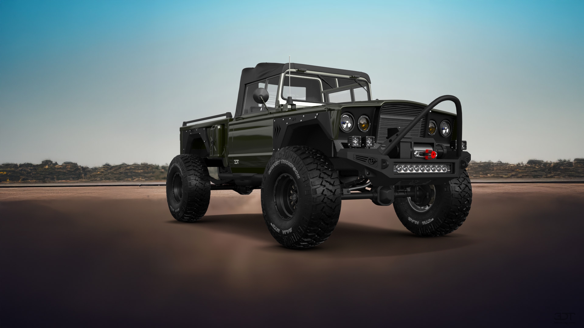 Jeep Kaiser M715 2 Door pickup truck 1968 tuning