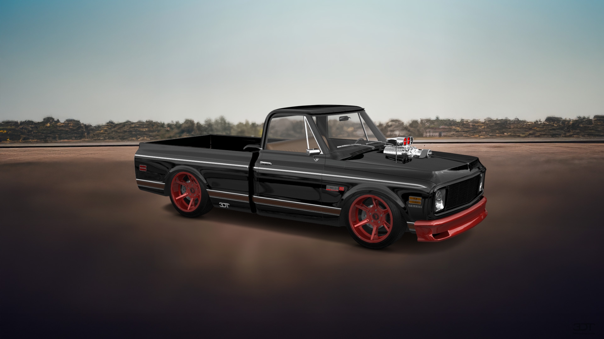 Chevrolet C-10 Cheyenne 2 Door pickup truck 1972 tuning