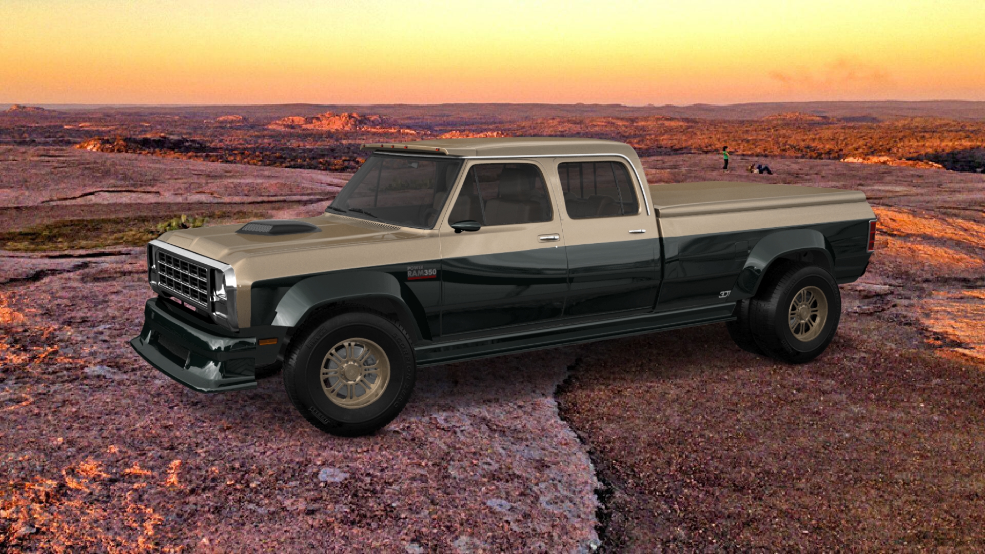 Dodge Ram 350 4 Door pickup truck 1991