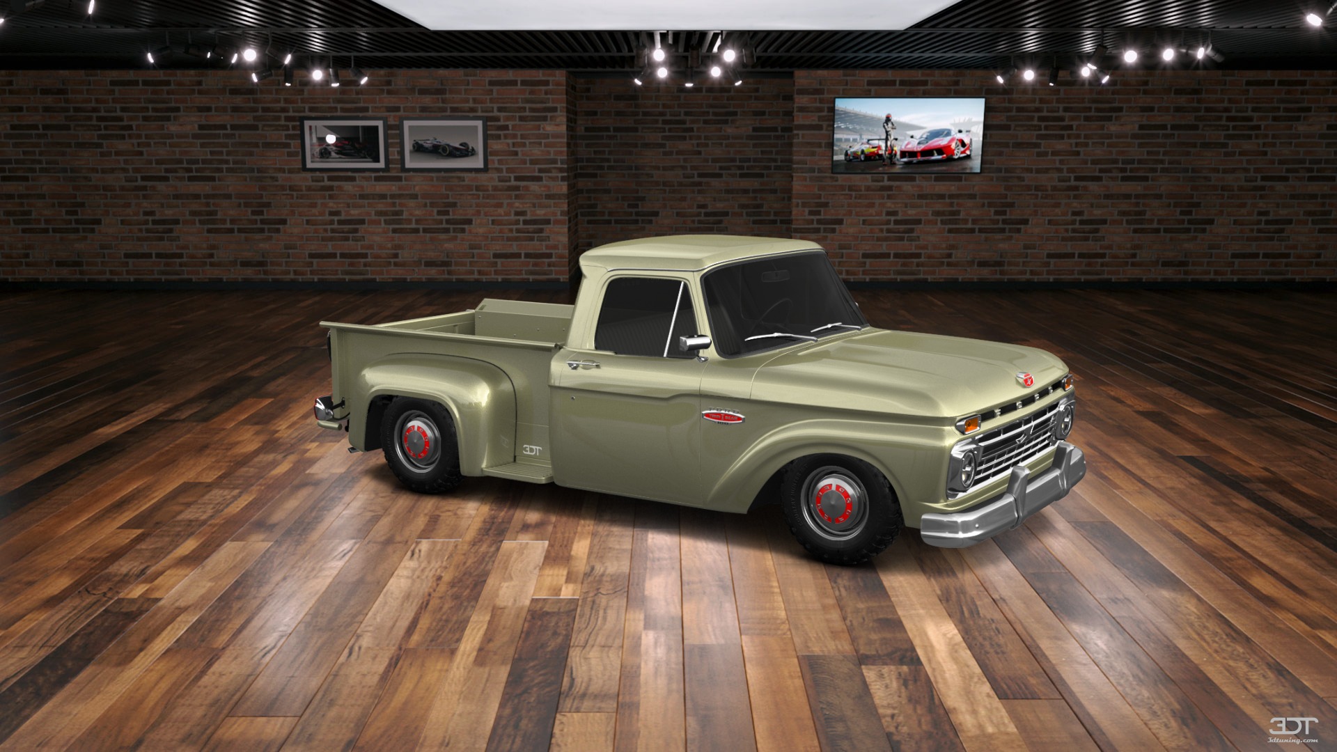 Ford F-100 Flareside 2 Door pickup truck 1961 tuning