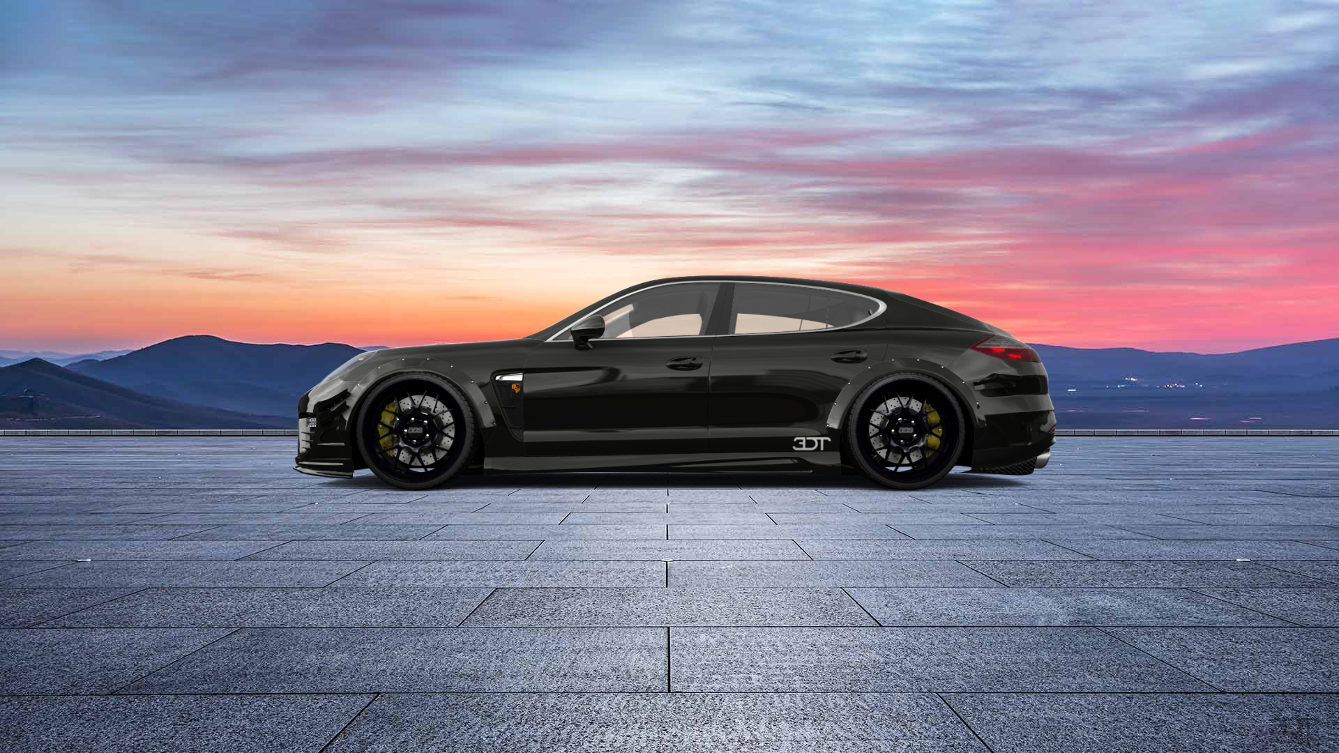 Porsche Panamera 4 door fastback saloon 2011 tuning