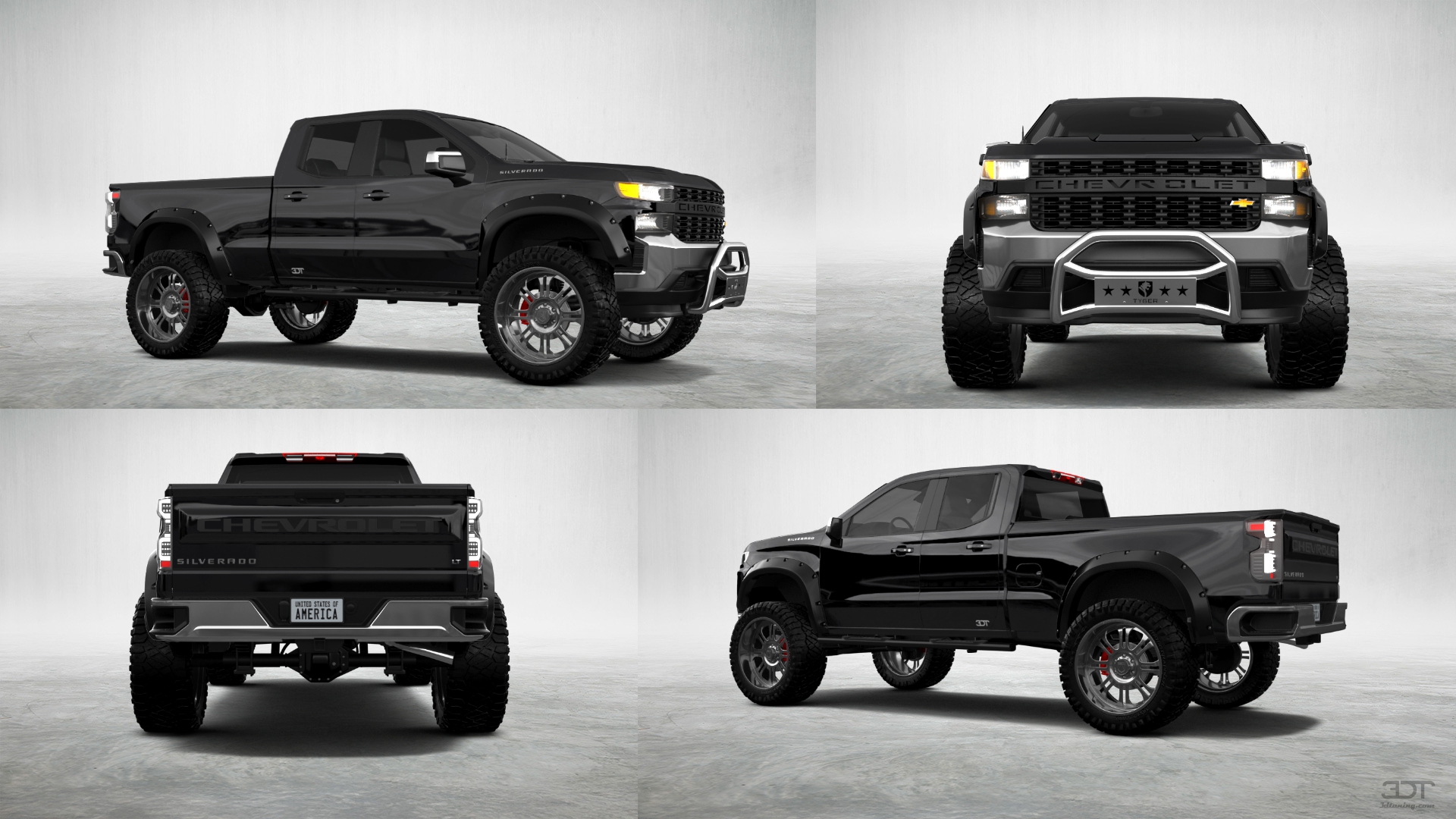 Chevrolet Silverado 1500 6.6 ft box 4 Door pickup truck 2021 tuning