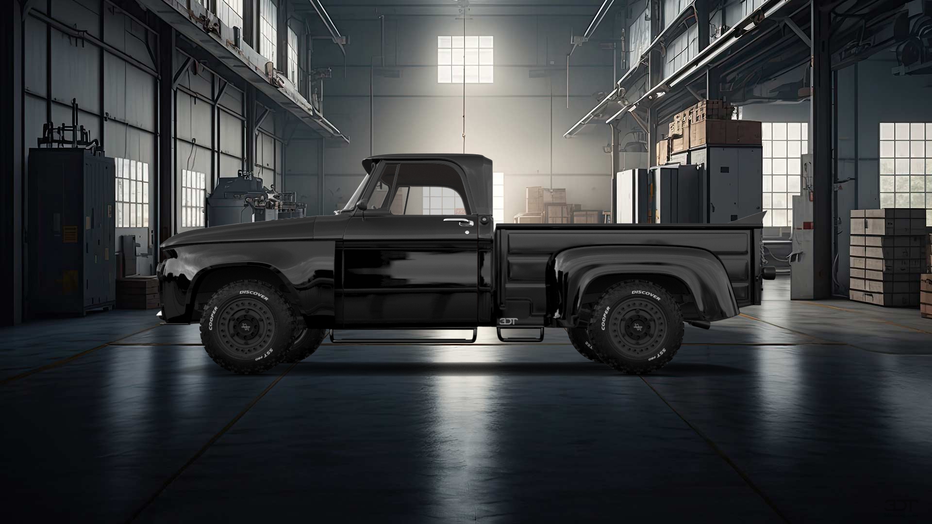 Dodge D-100 Stepside 2 Door pickup truck 1961