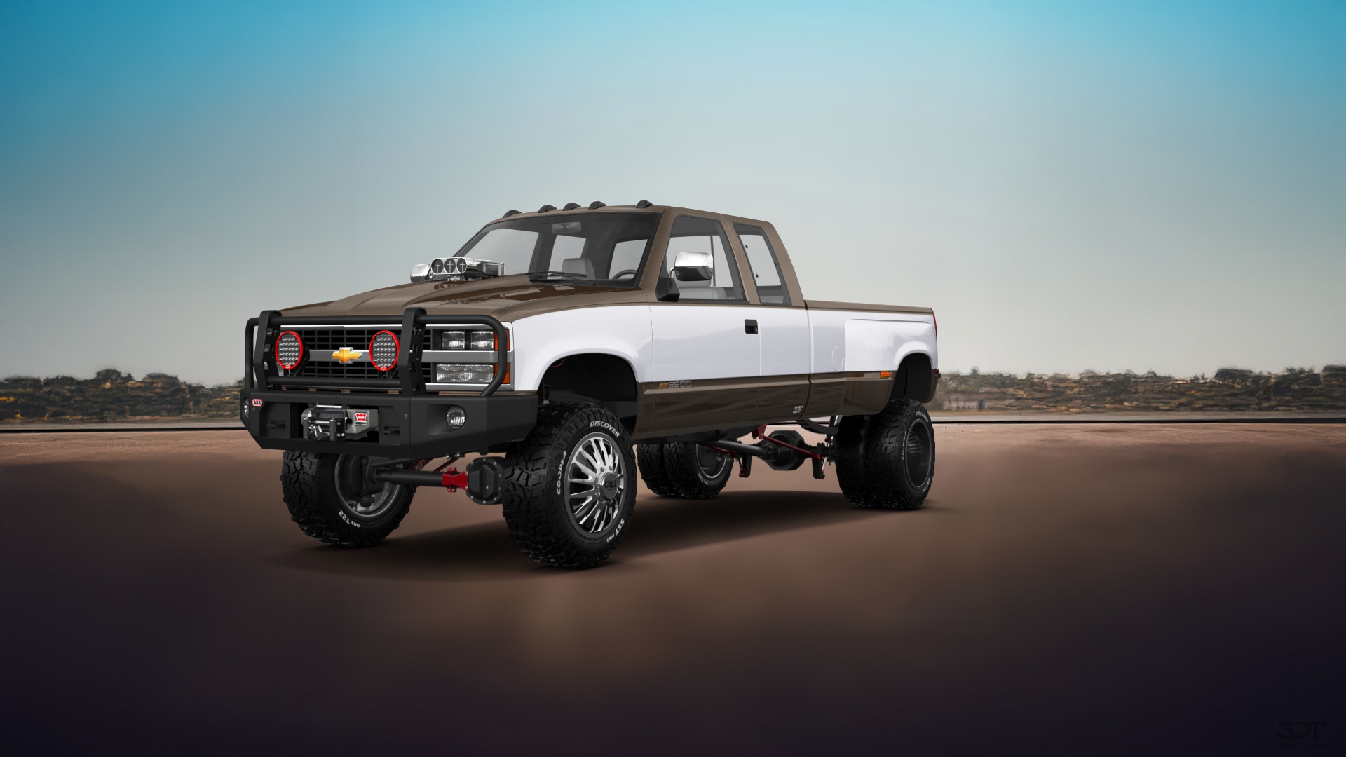 Chevrolet K3500 Extended Cab Pickup Truck 1988 tuning