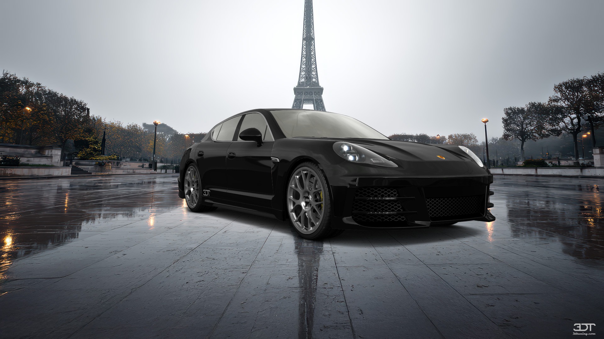 Porsche Panamera 4 door fastback saloon 2011 tuning