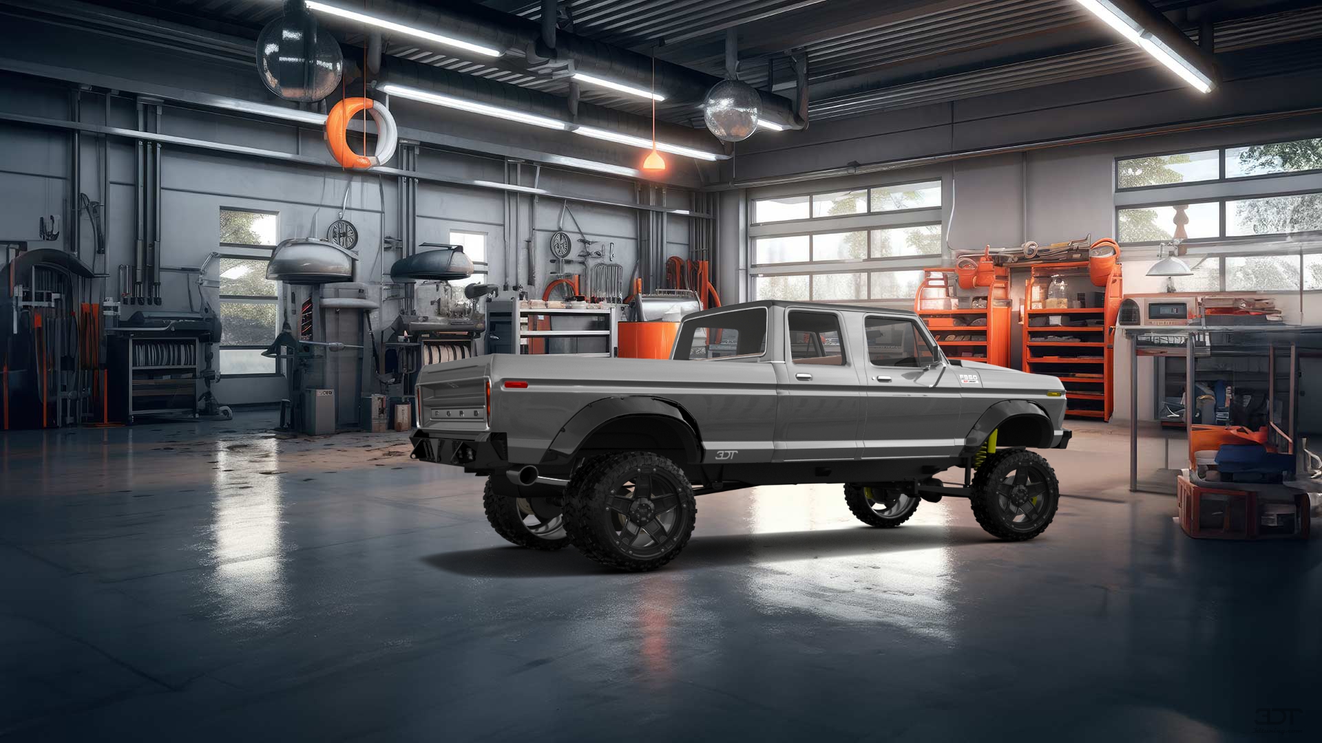 Ford F-350 Dually 4 Door pickup truck 1973 Images