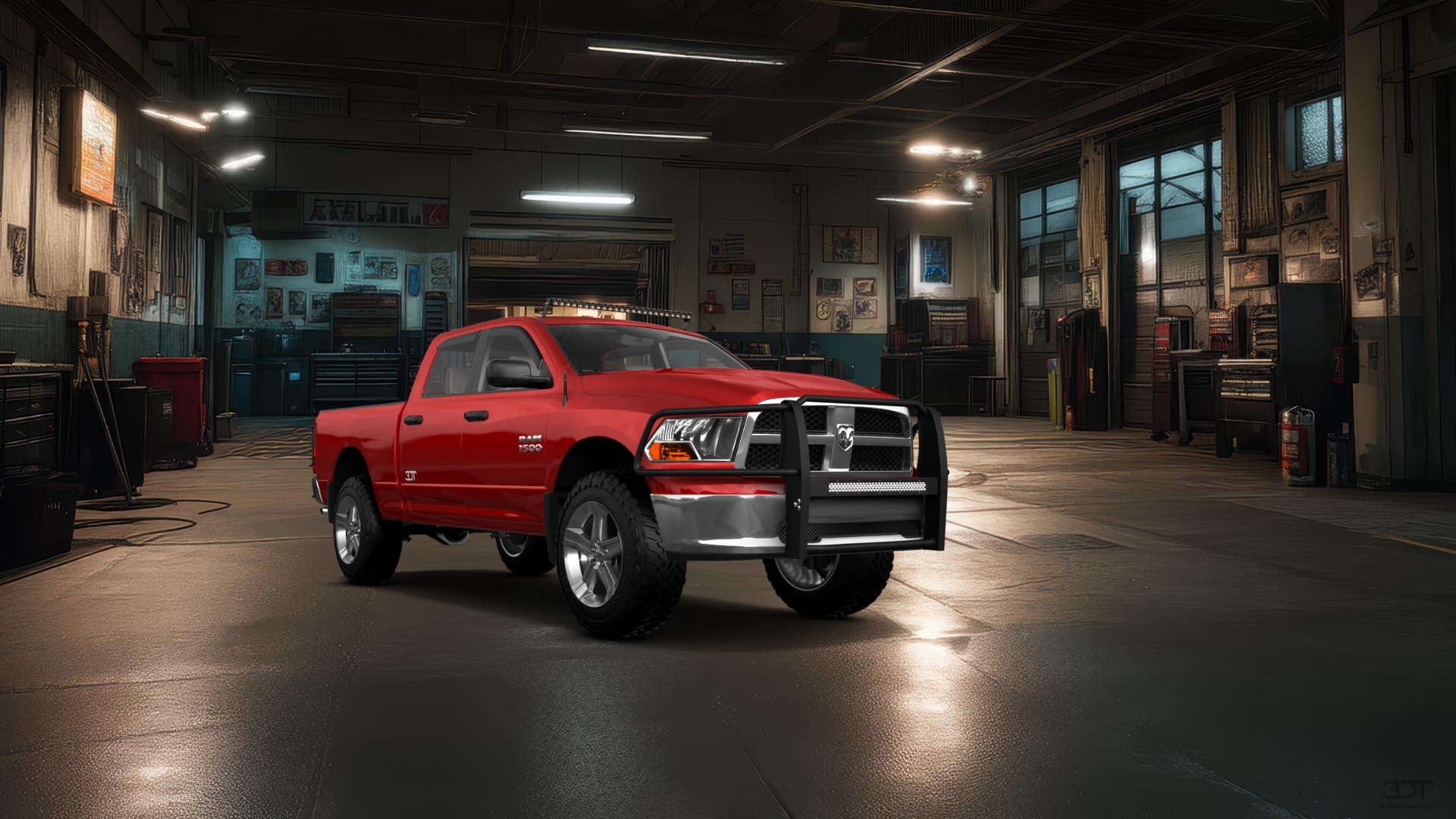 Dodge Ram 1500 Crew Cab 6.4 ft box 4 Door pickup truck 2009 tuning
