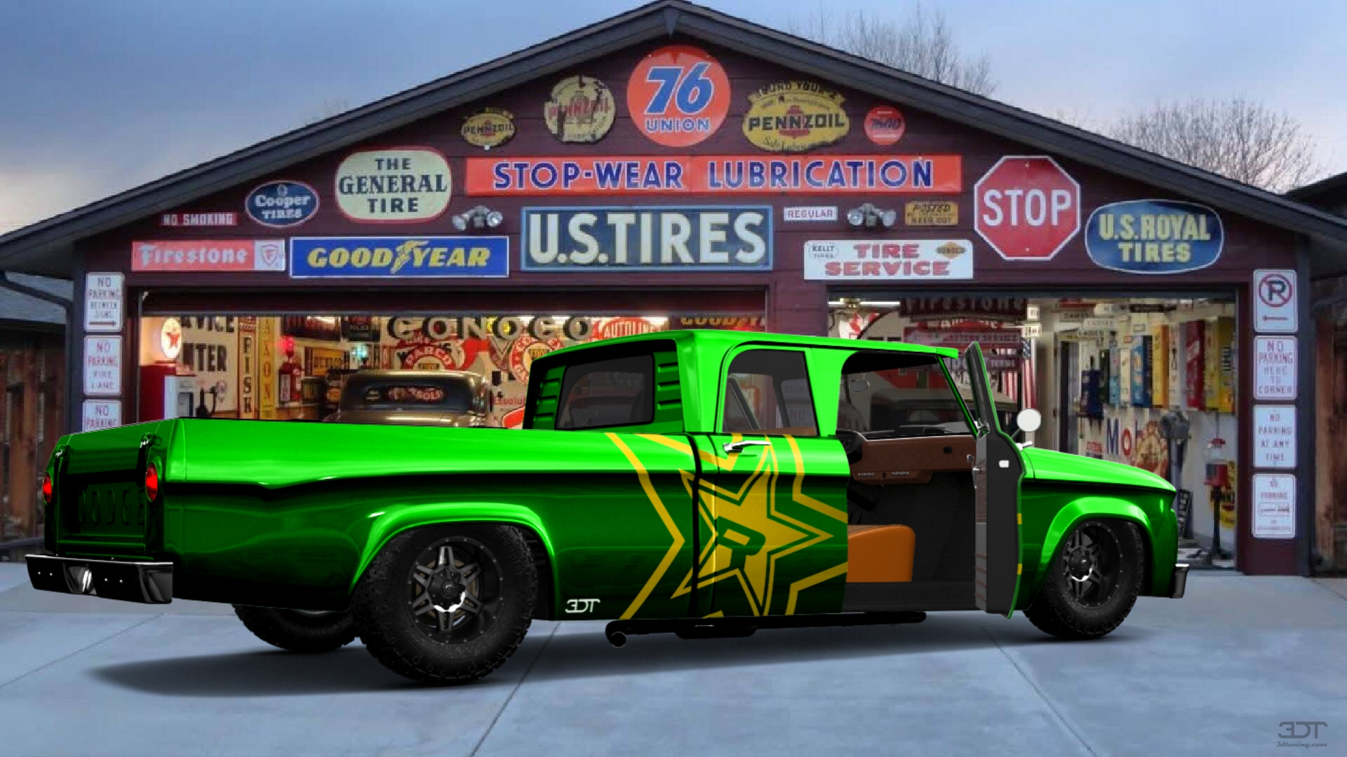 Dodge Power Wagon 4 Door pickup truck 1964 tuning