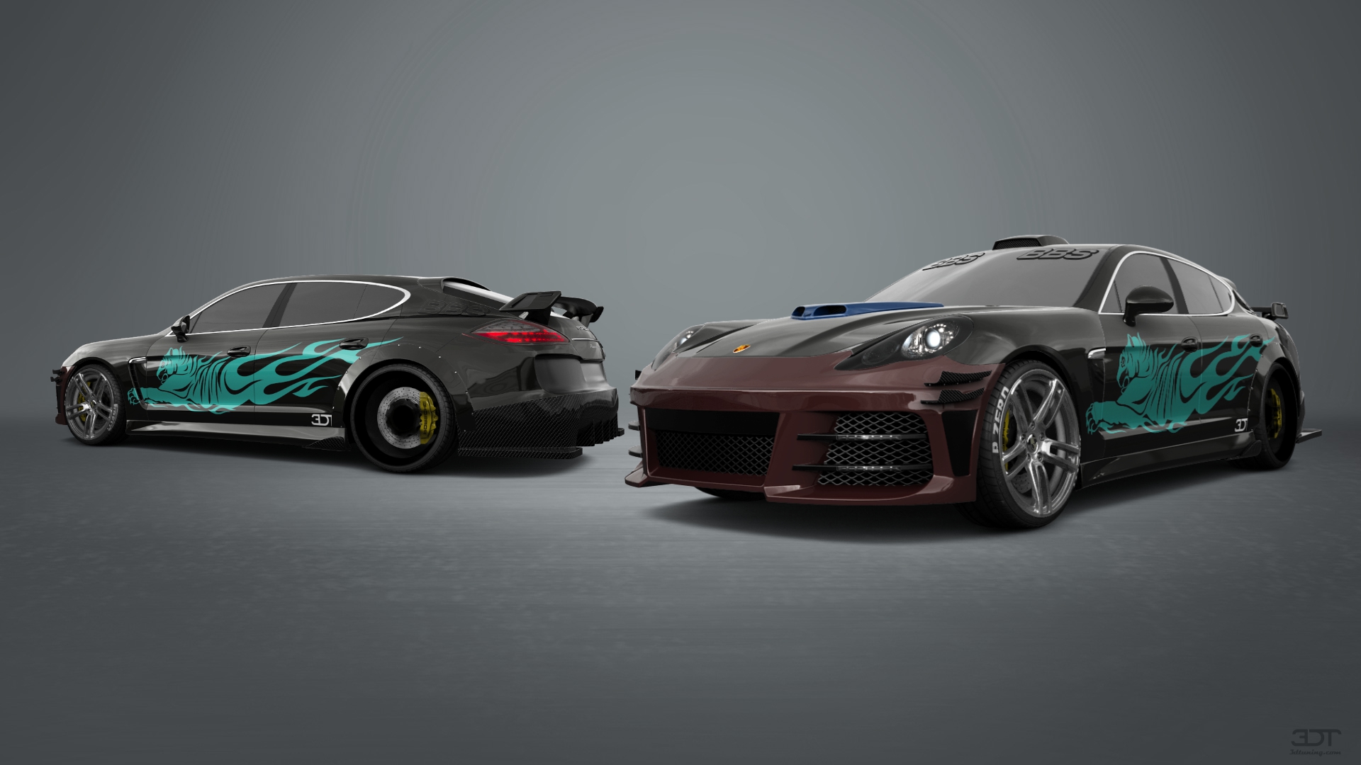 Porsche Panamera 4 door fastback saloon 2011 tuning
