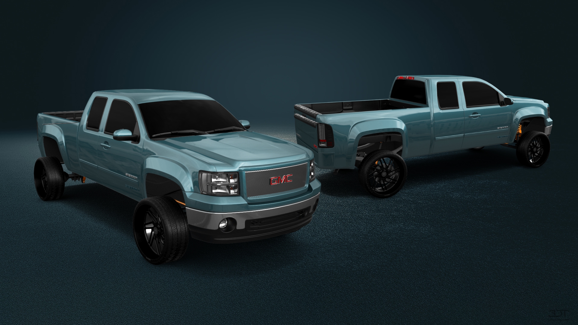 GMC Sierra 1500 Double Cab 6.6 ft box 2 Door truck 2007 tuning