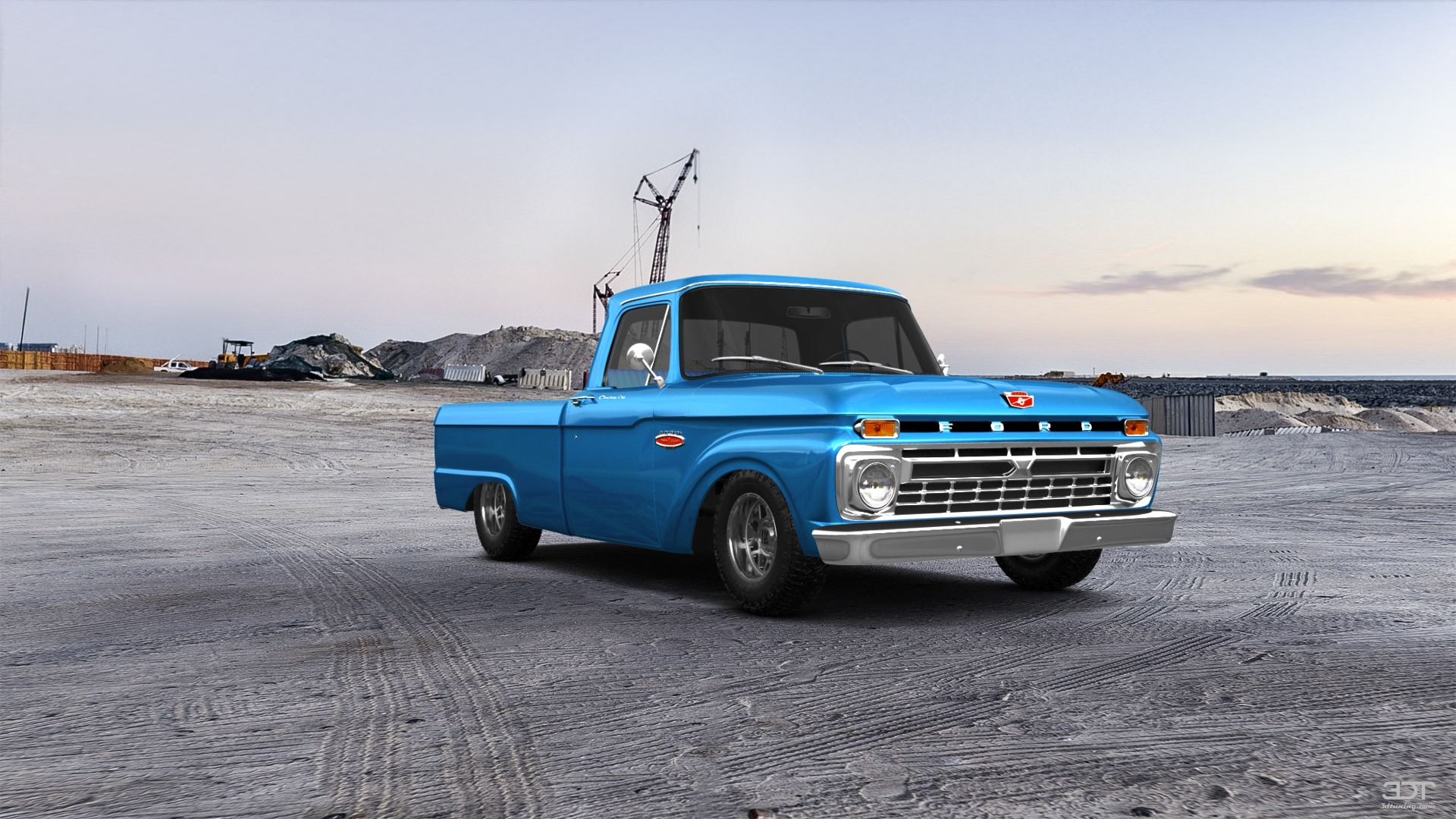 Ford F-100 Custom Cab 2 Door pickup truck 1966