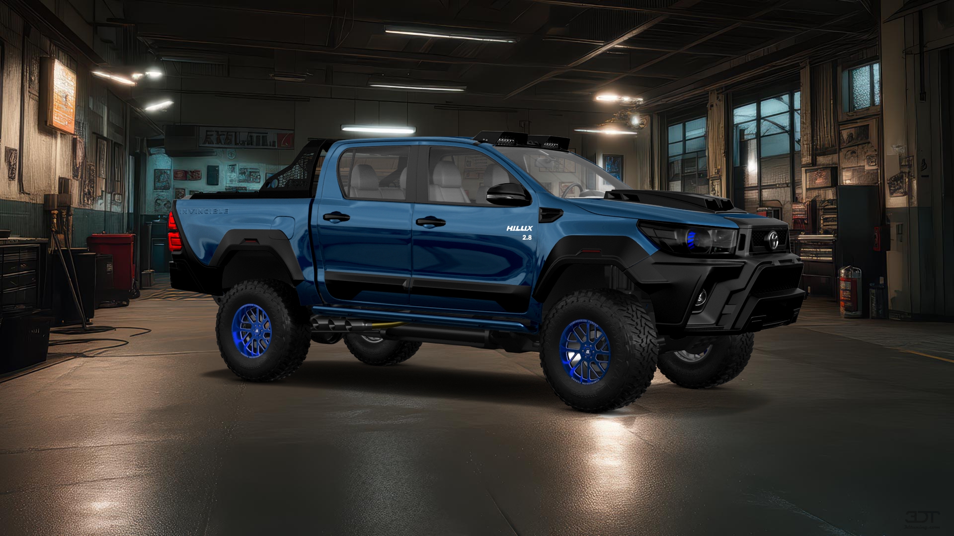 Toyota Hilux Double Cab 4 Door pickup truck 2015 tuning