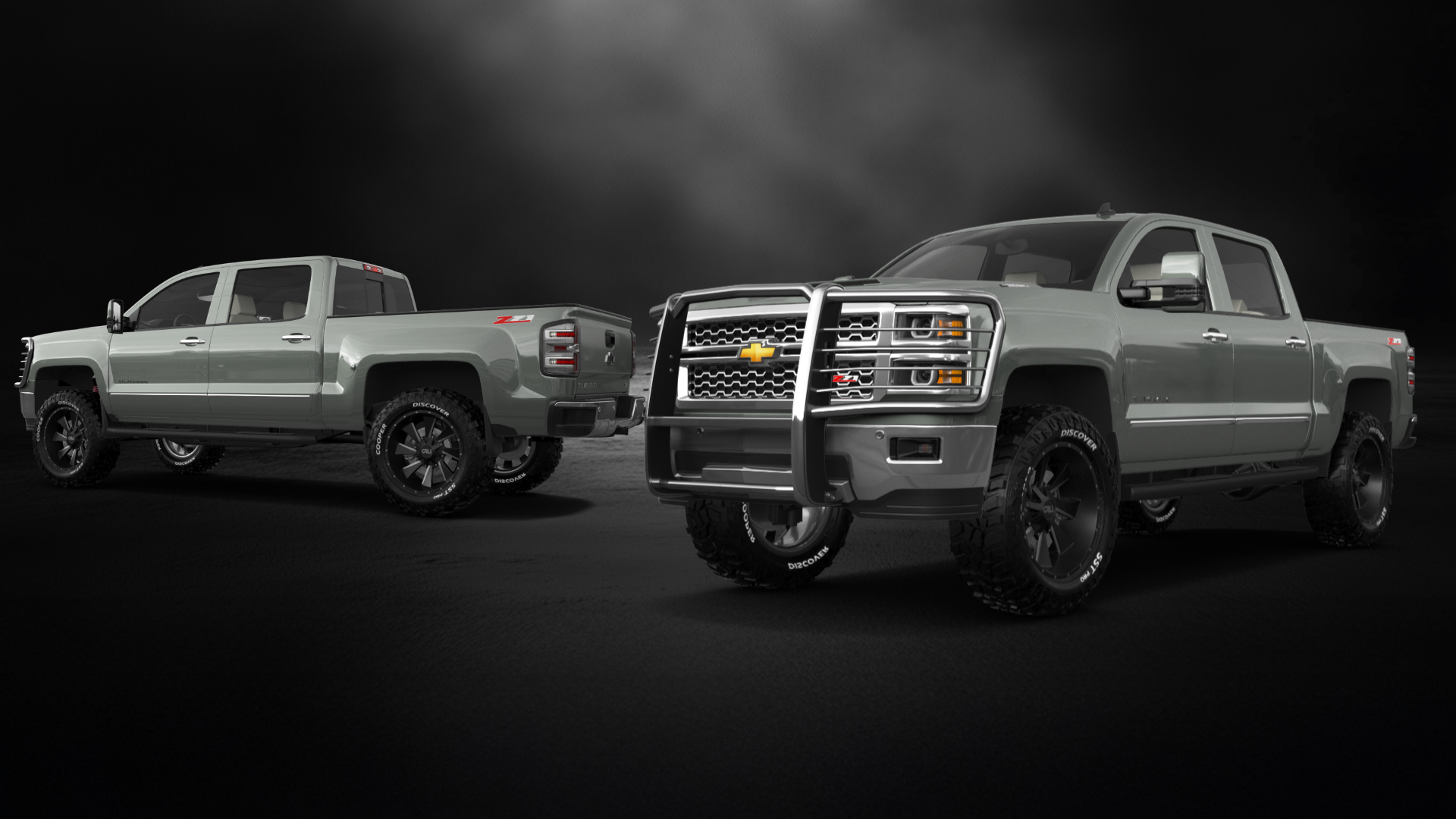 Chevrolet Silverado 1500 4 Door pickup truck 2014 tuning