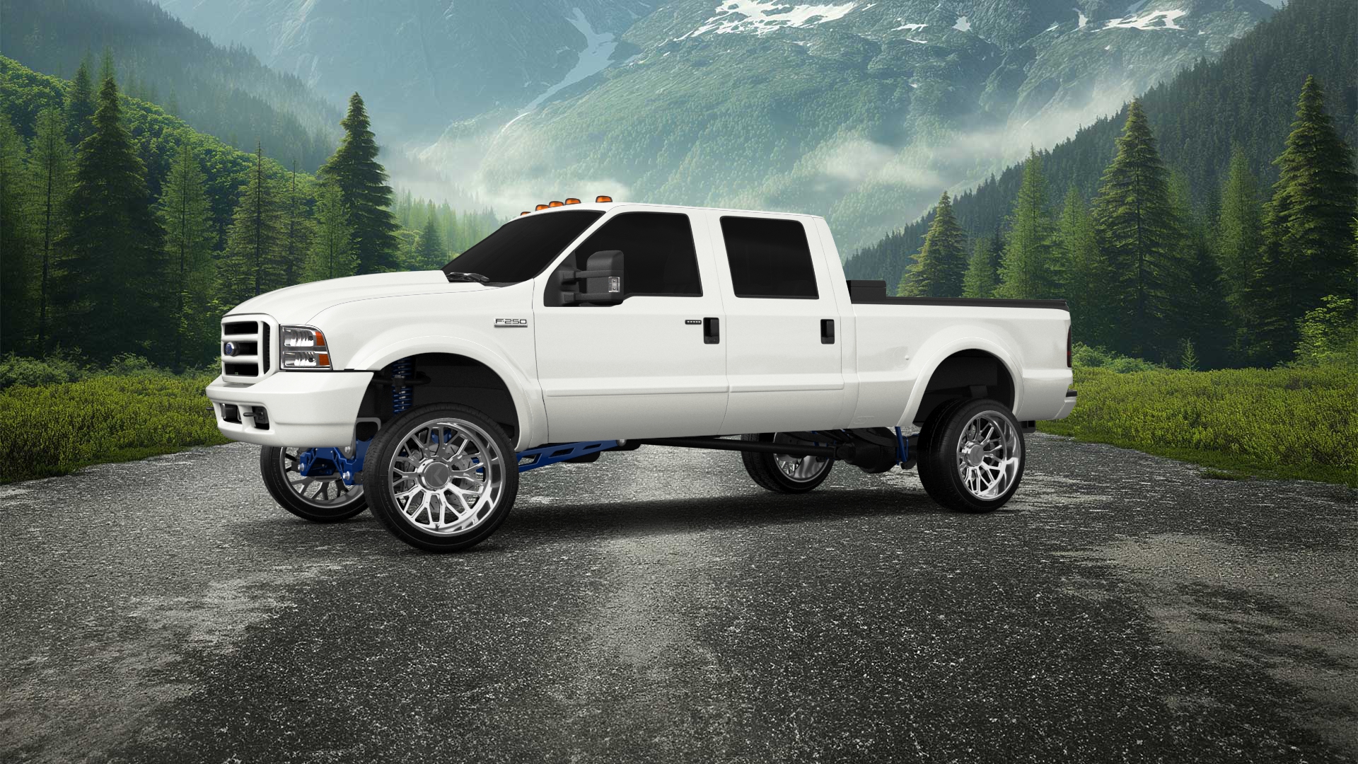Ford F-250 Crew Cab 4 Door pickup truck 1999