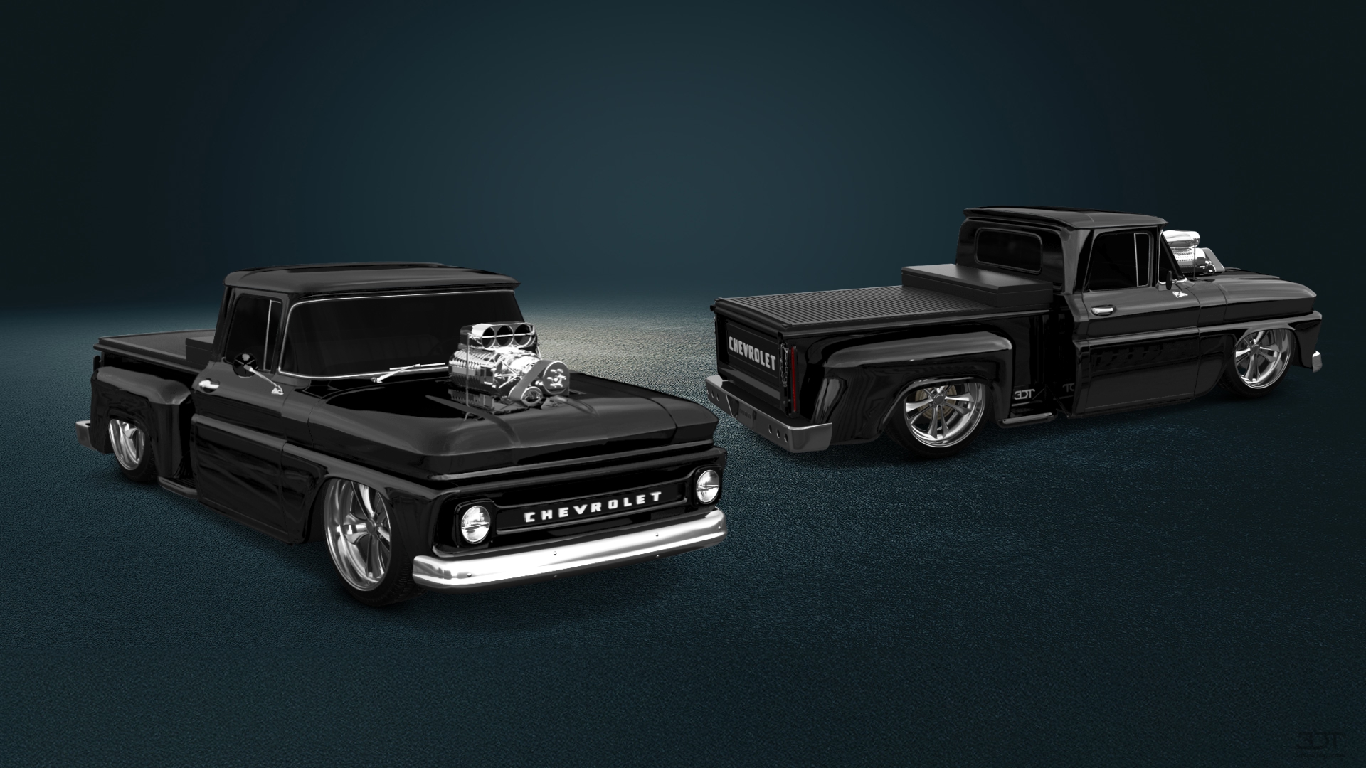 Chevrolet C-10 Stepside 2 Door pickup truck 1963