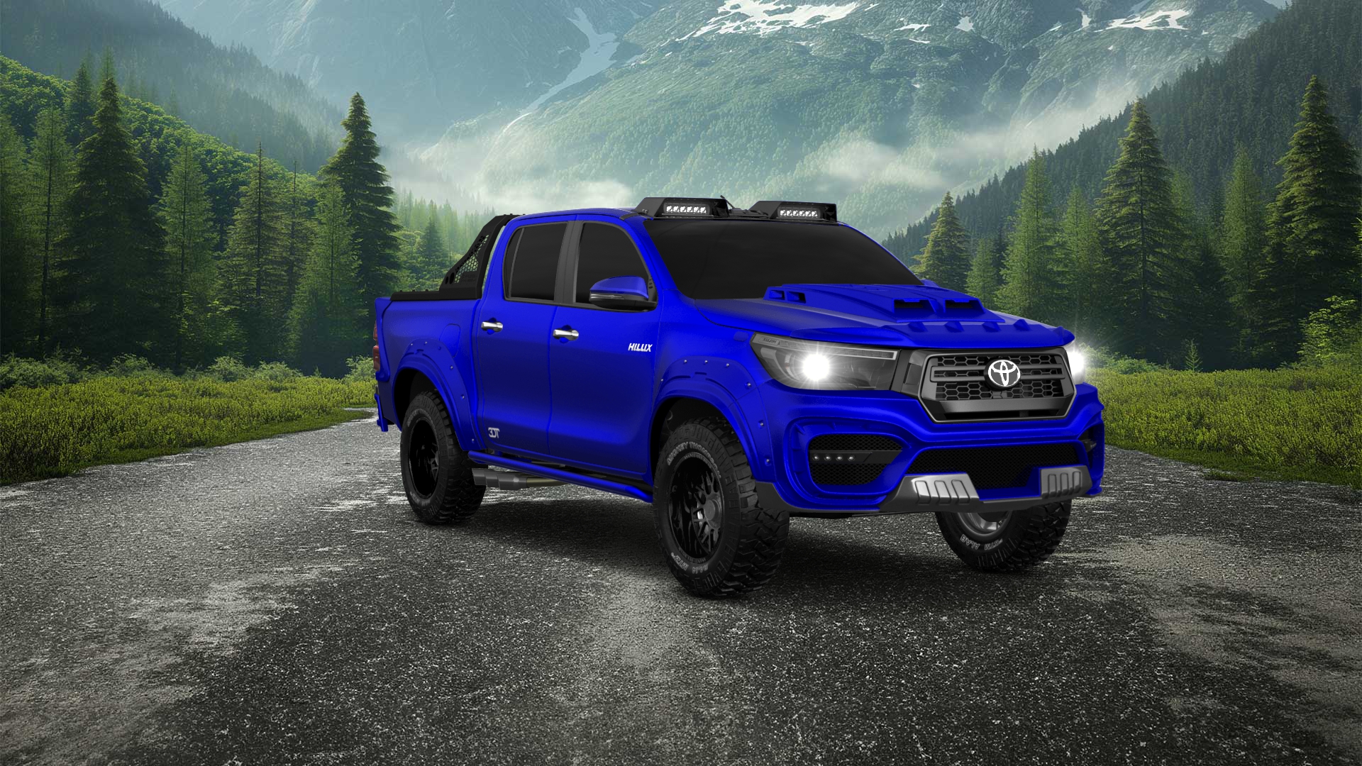 Toyota Hilux Double Cab 4 Door pickup truck 2015 tuning