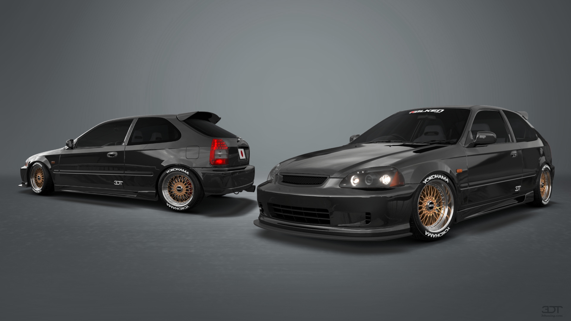 Honda Civic 3 Door Hatchback 1997 tuning