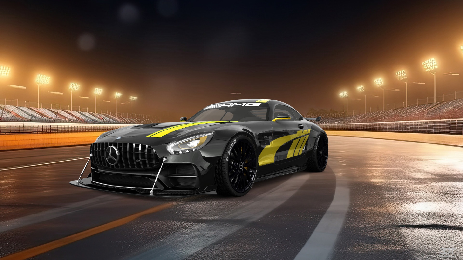 Mercedes AMG GT 2 door fastback coupe 2016 tuning
