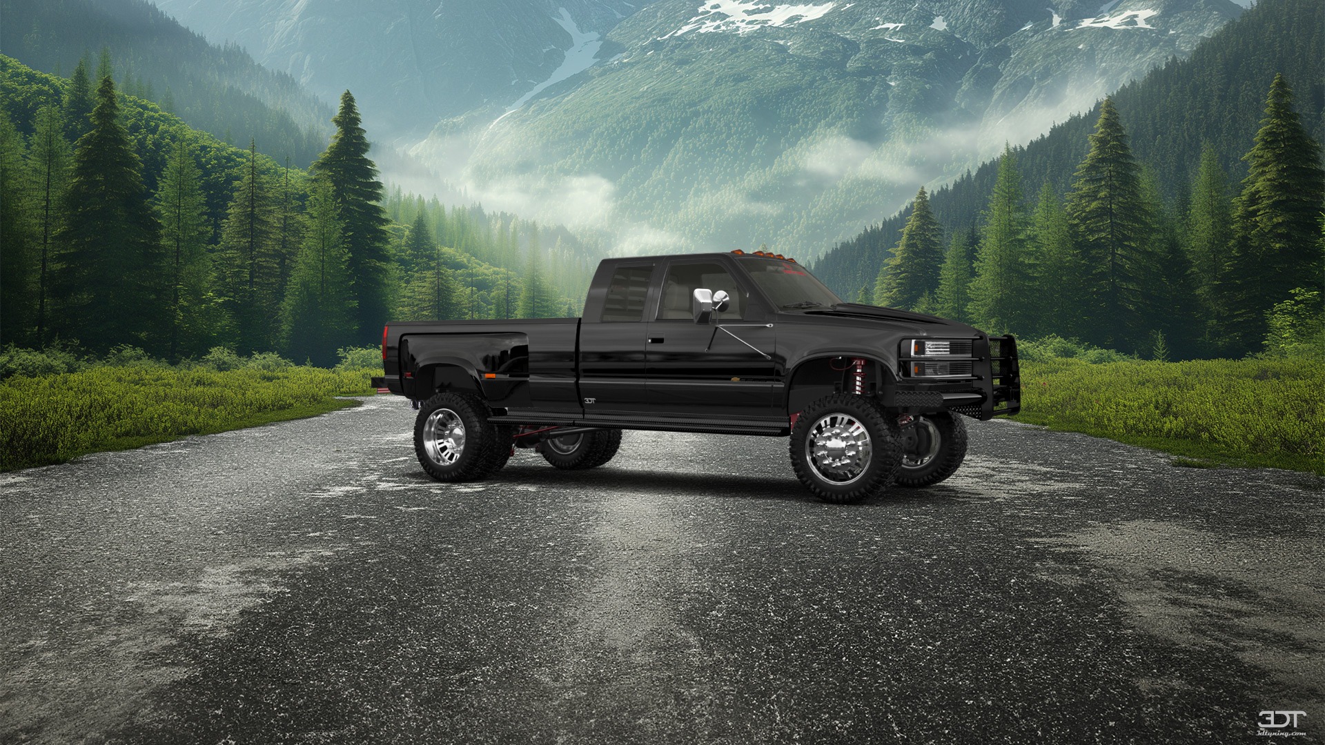 Chevrolet K3500 Extended Cab Pickup Truck 1988