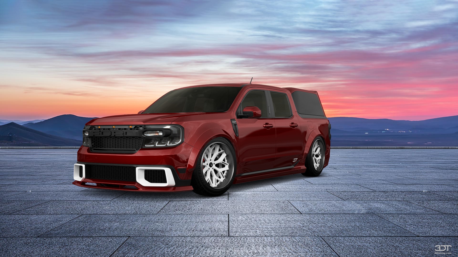 Ford Maverick 4 Door pickup truck 2022 tuning