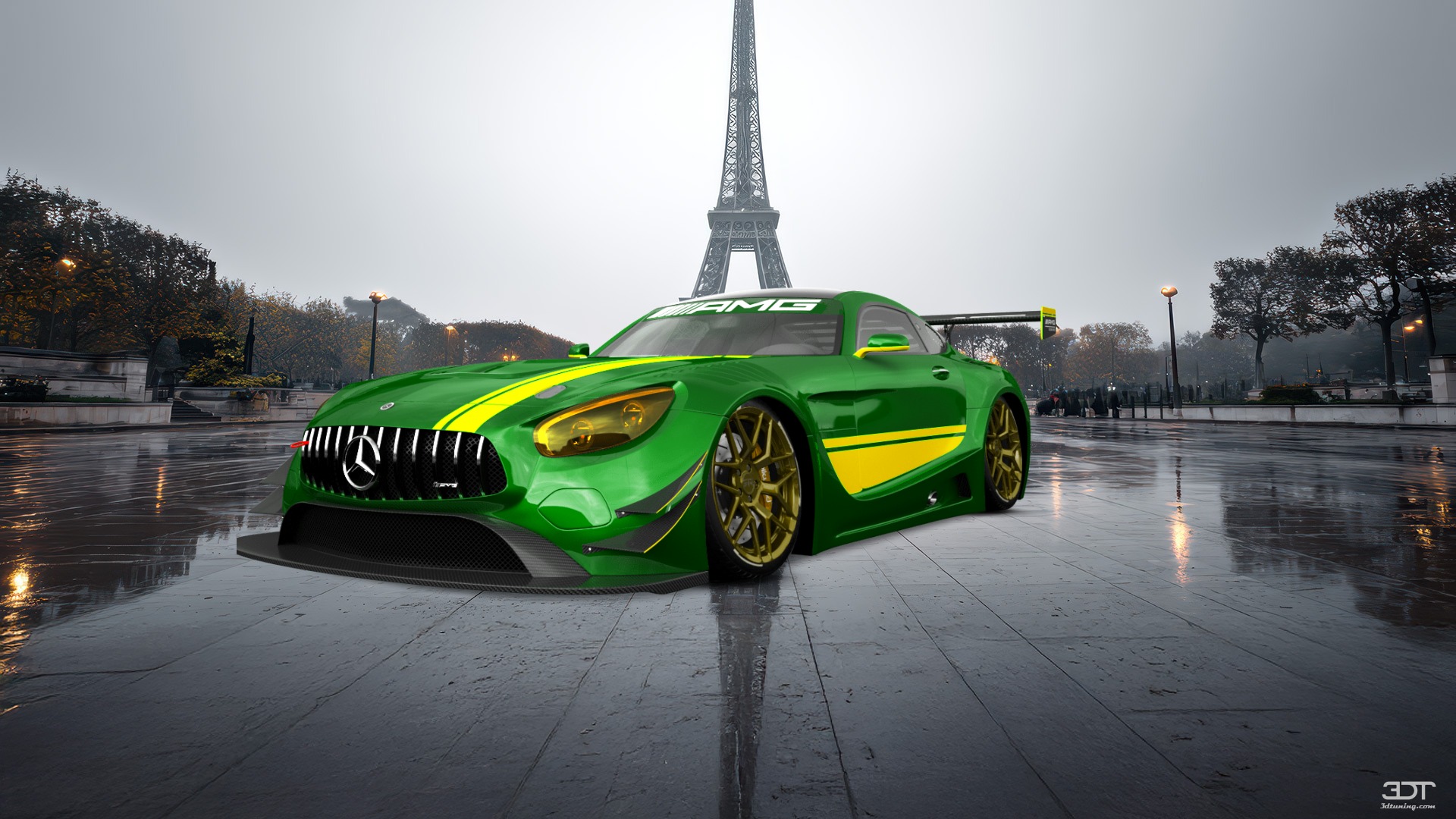 Mercedes AMG GT 2 door fastback coupe 2015 tuning