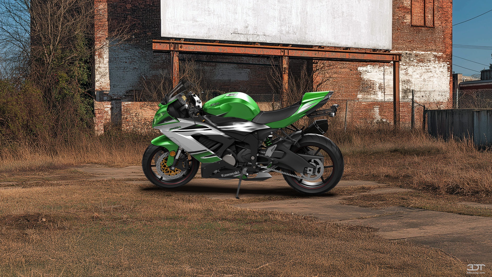 Kawasaki Ninja ZX 6R Sport Bike 2015 tuning