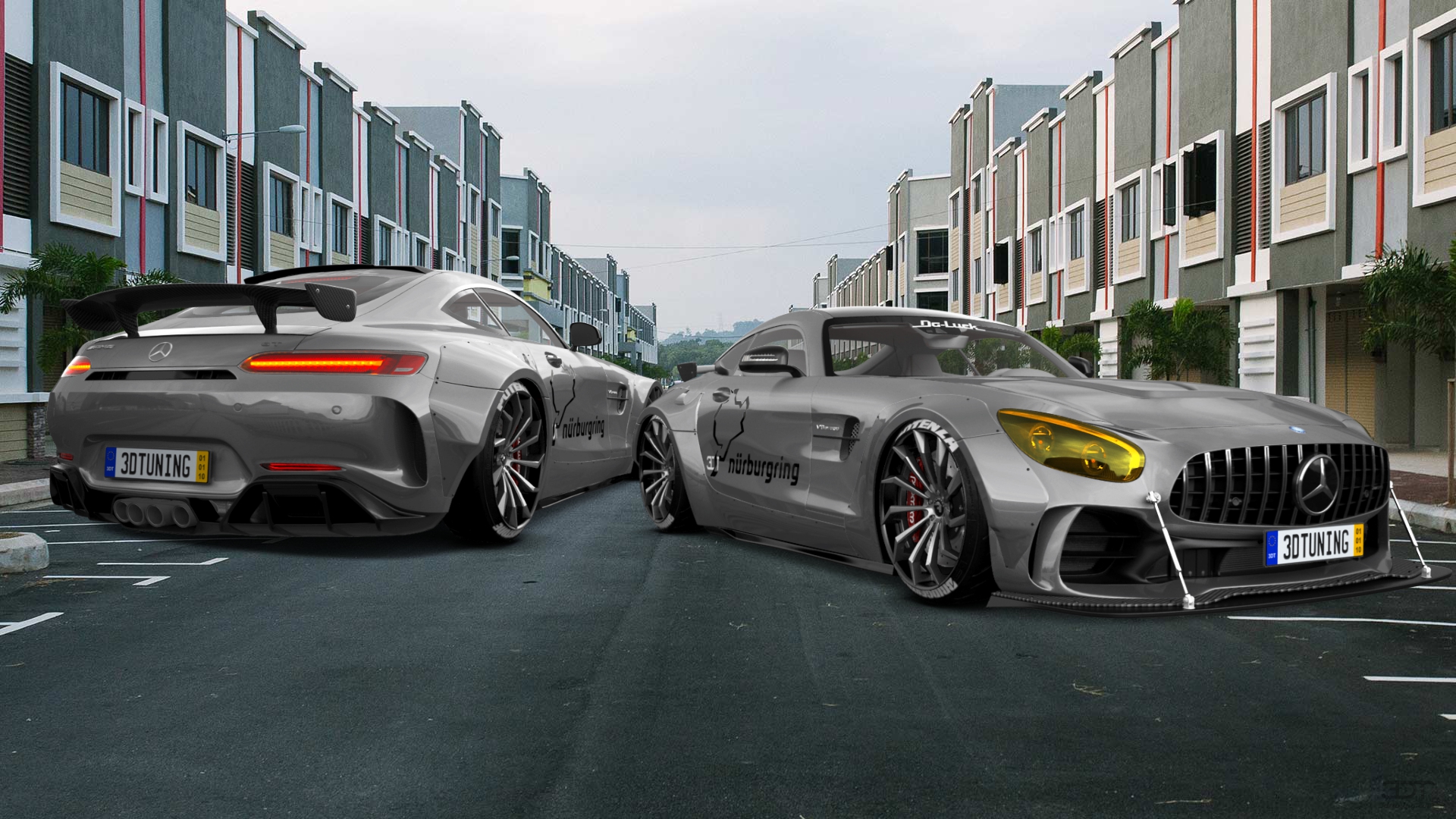Mercedes AMG GT 2 door fastback coupe 2015 tuning