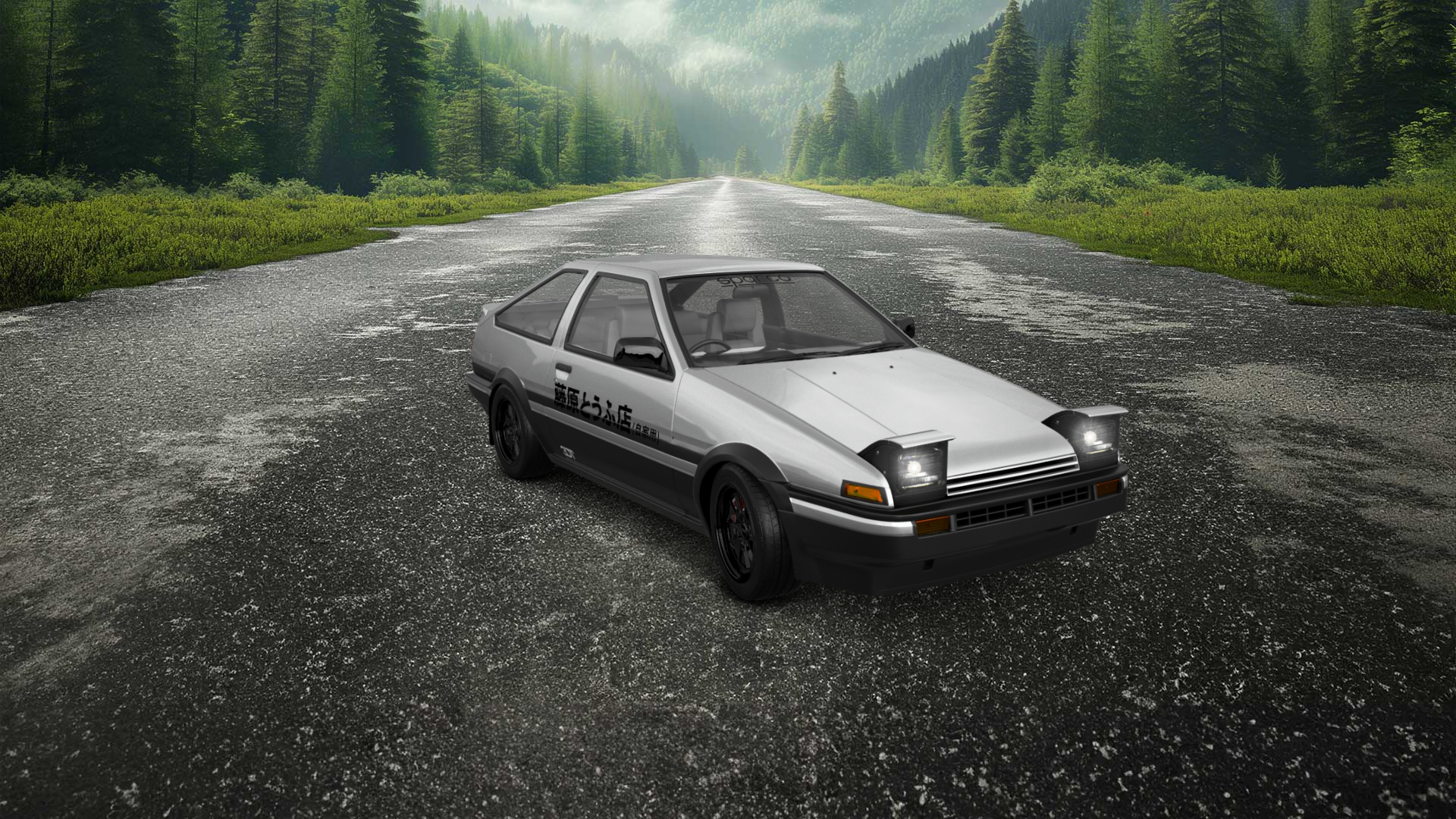 Toyota AE86 3 Door Hatchback 1985 tuning
