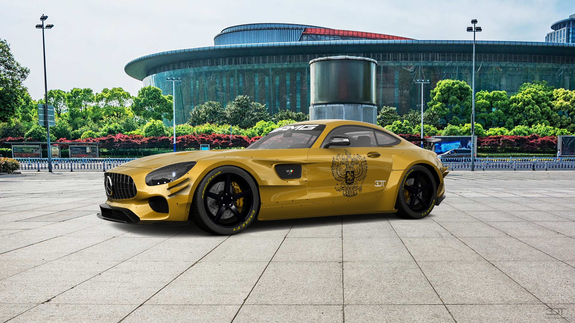 Mercedes AMG GT 2 door fastback coupe 2016 tuning
