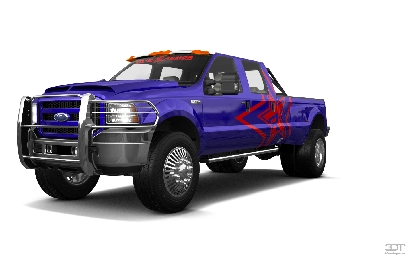 Tuning Ford F-350 DRW 4 Door pickup truck 1999