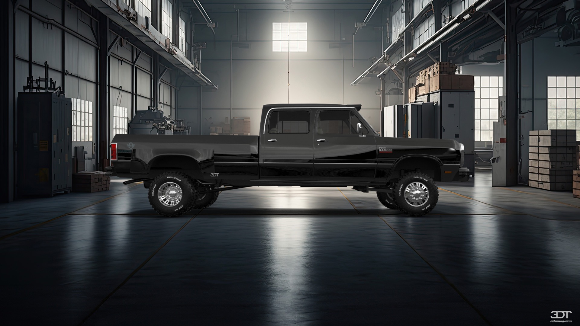 Dodge Ram 350 4 Door pickup truck 1991 tuning