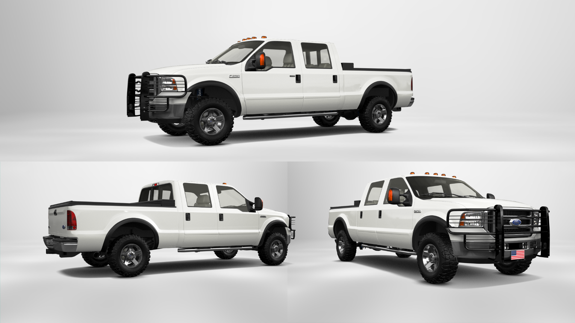 Ford F-250 Crew Cab 4 Door pickup truck 1999 tuning