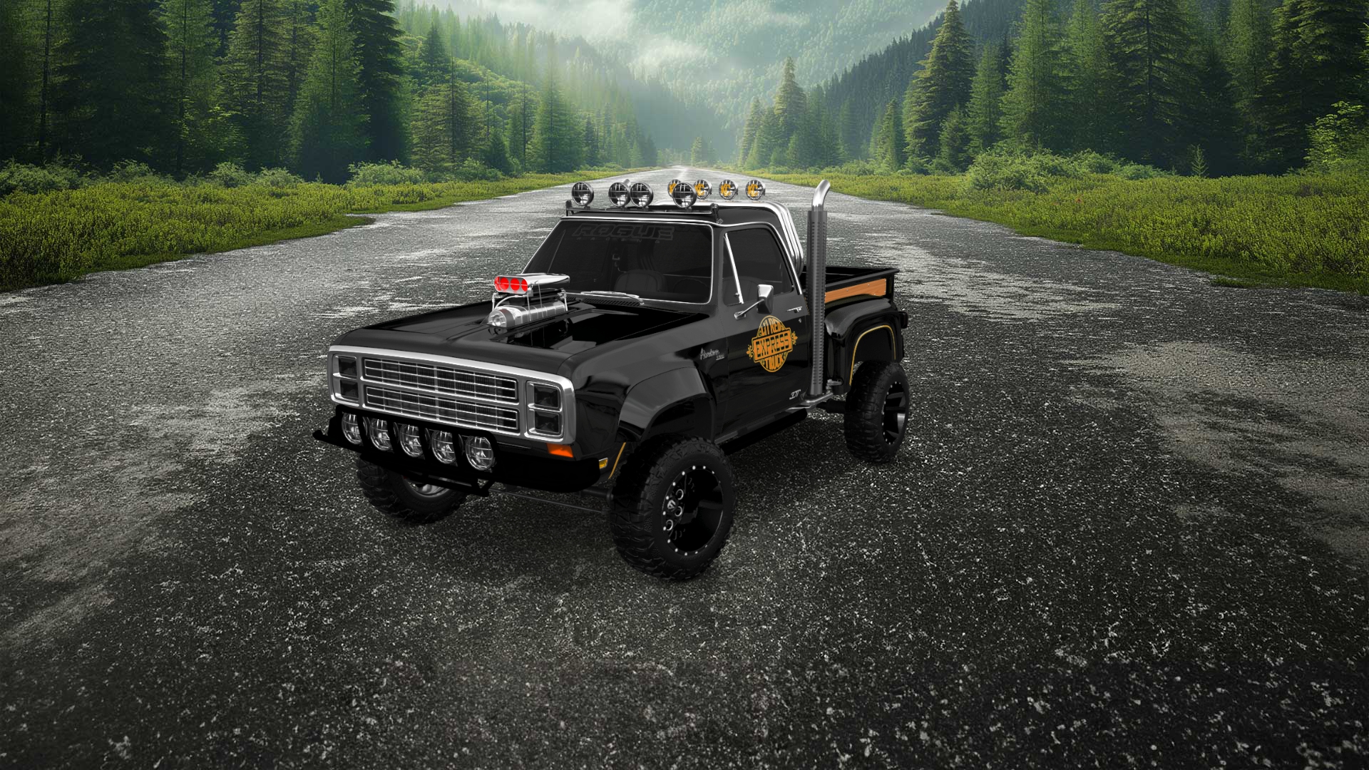Dodge Lil Red Express 2 Door pickup truck 1979