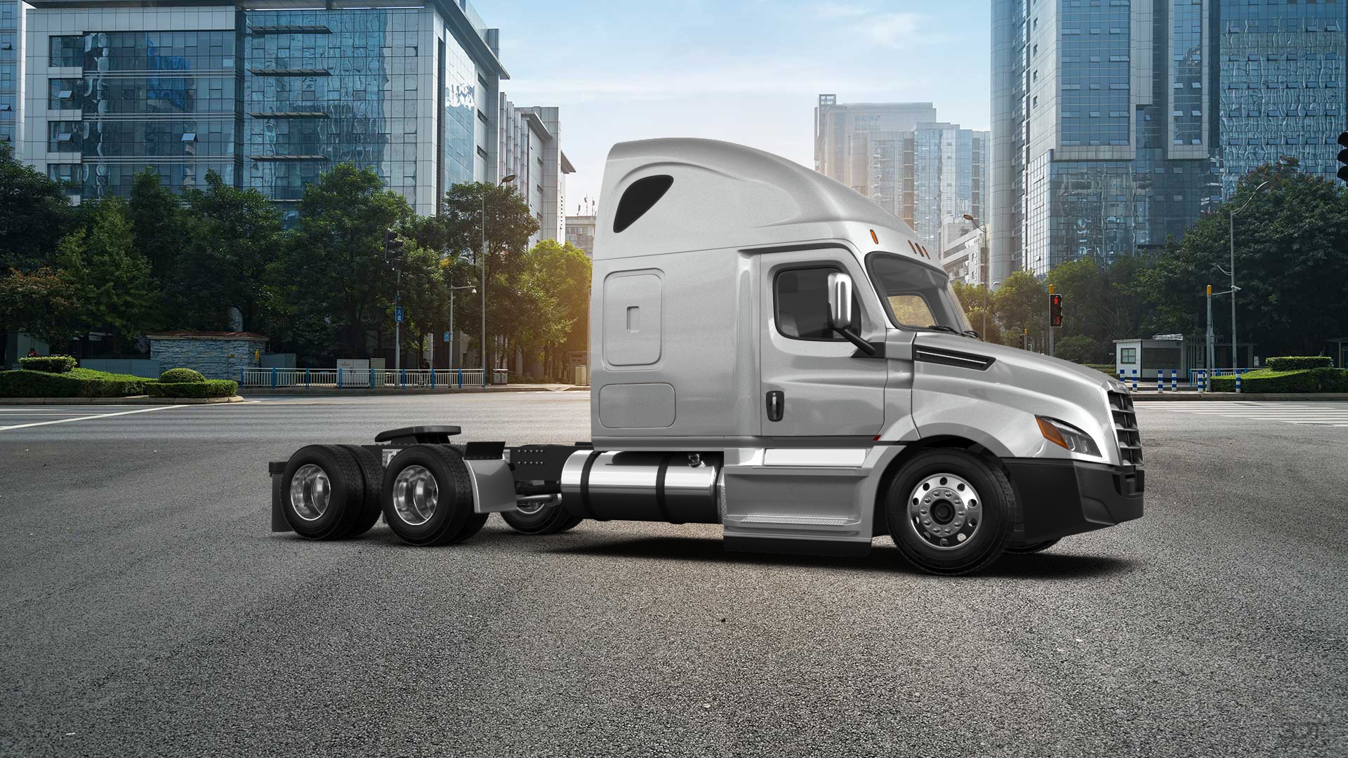 Freightliner Cascadia Sleeper Cab Truck 2018 tuning