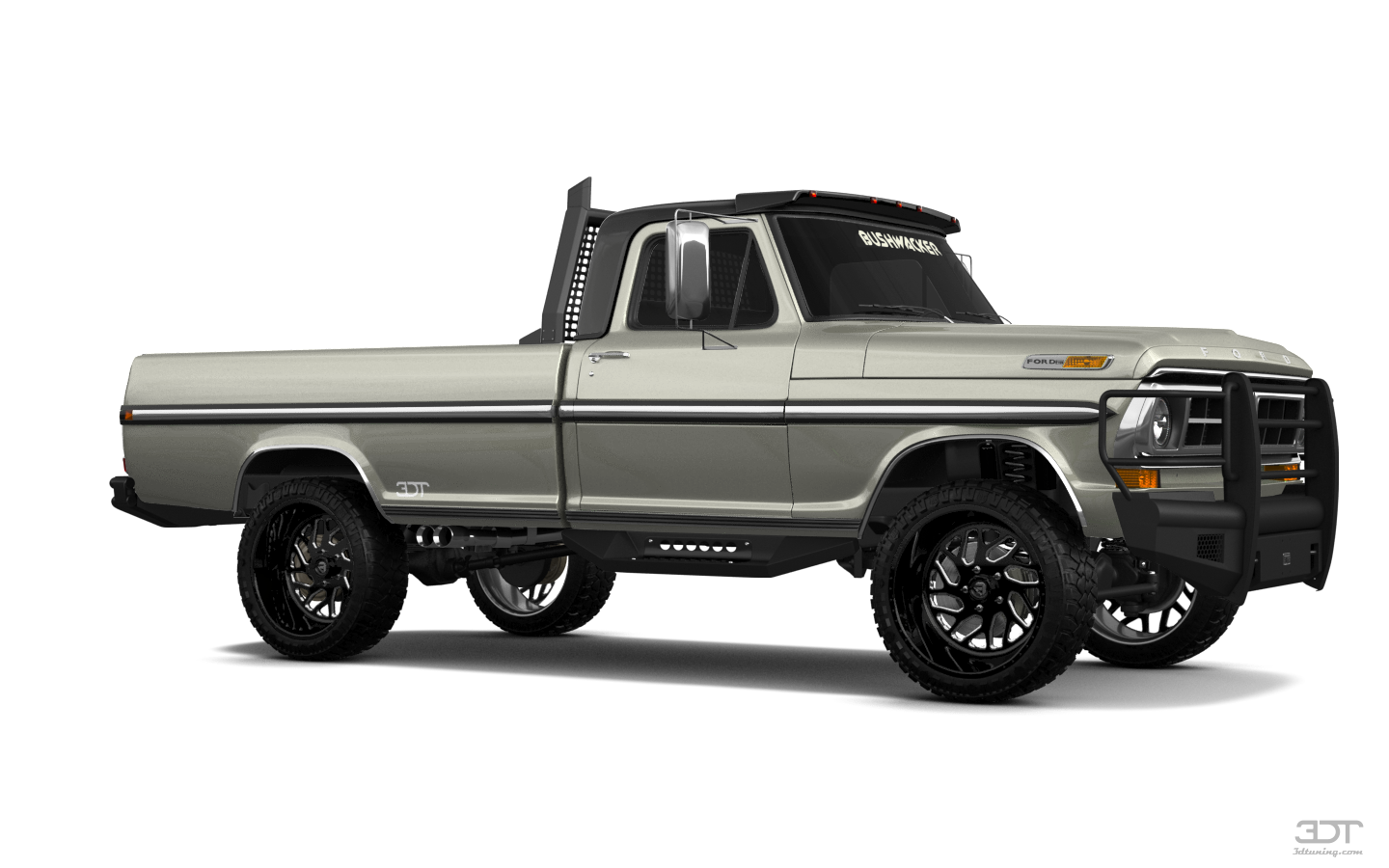Tuning Ford F-250 2 Door pickup truck 1971