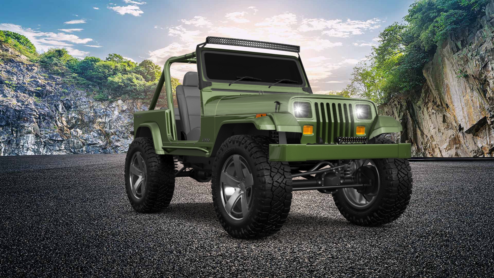 Jeep Wrangler YJ 2 Door SUV 1990