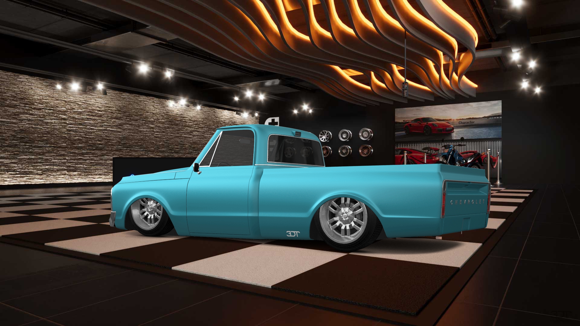 Chevrolet C-10 Cheyenne 2 Door pickup truck 1972